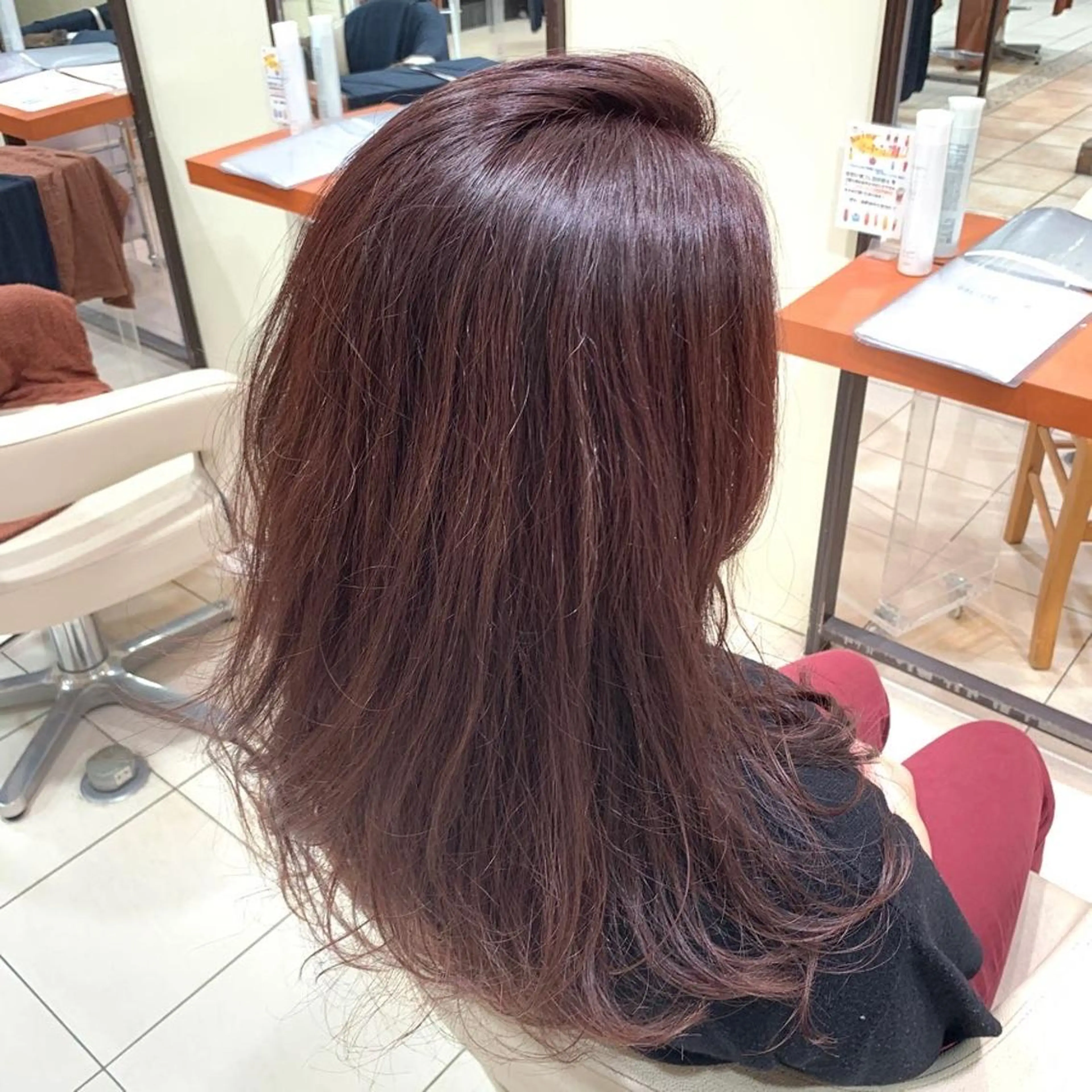 ロング MODEks eau 佐藤優志のヘアスタイル