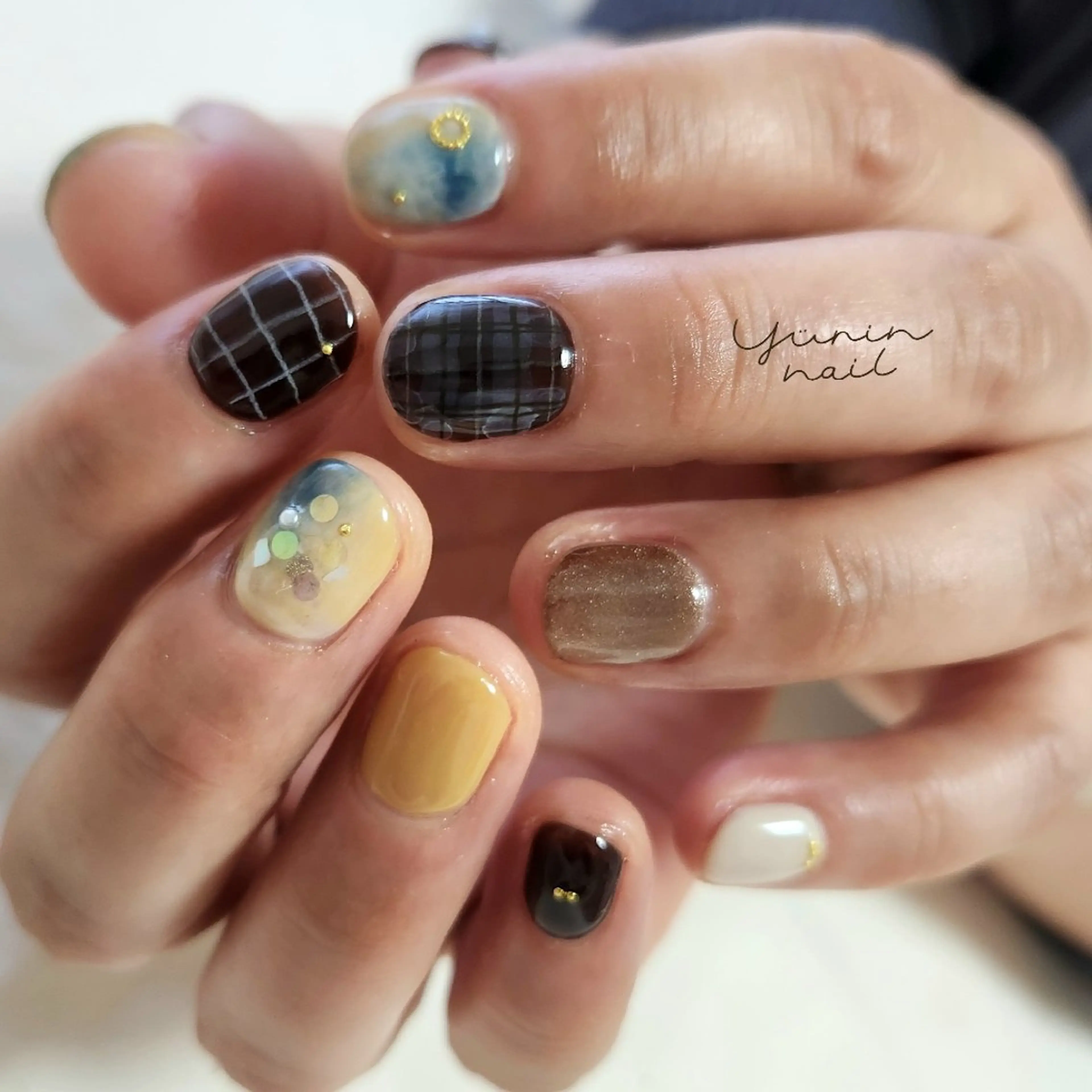 ネイル ショートネイル ハンドネイル ショートネイル専門 yurin nailのネイルデザイン