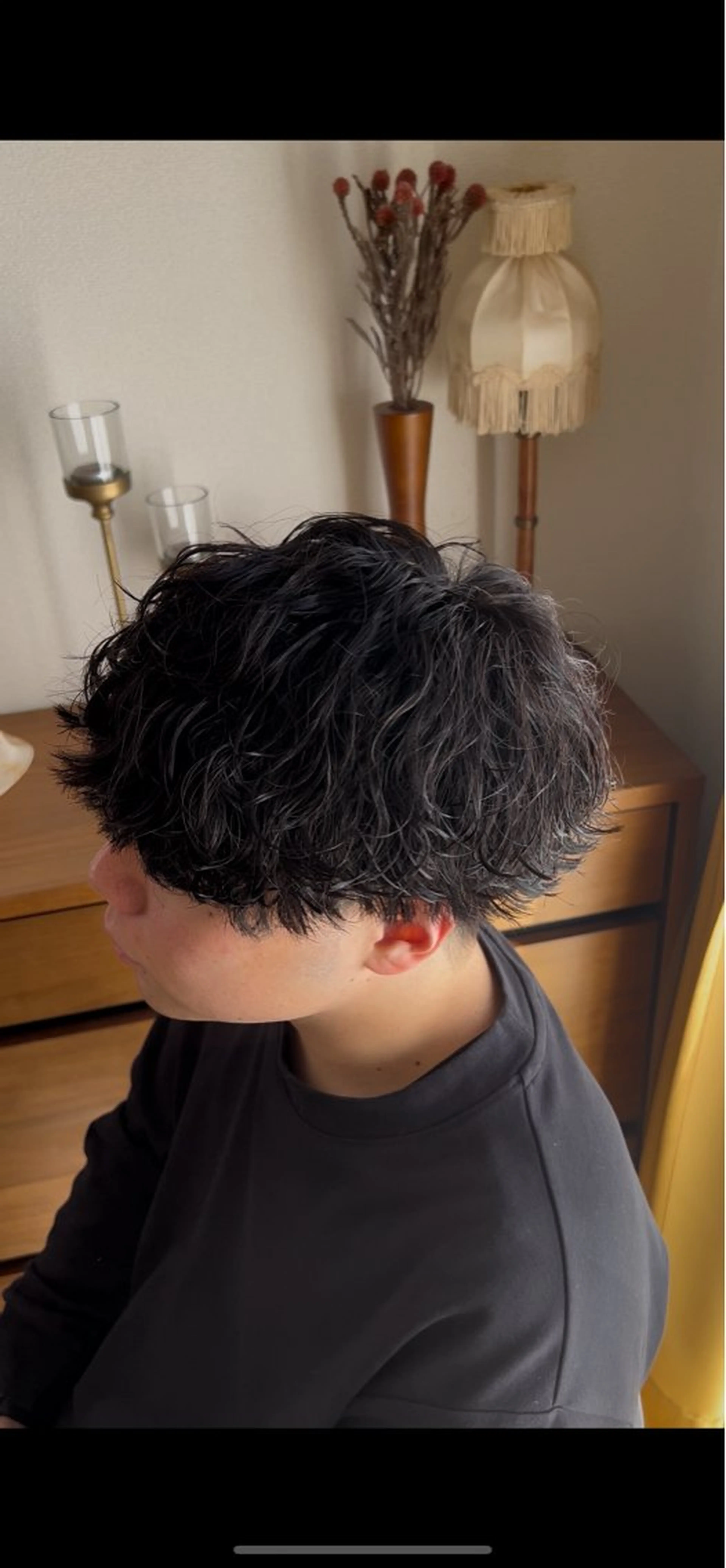 パーマ メンズ 片平 琳大郎のヘアスタイル