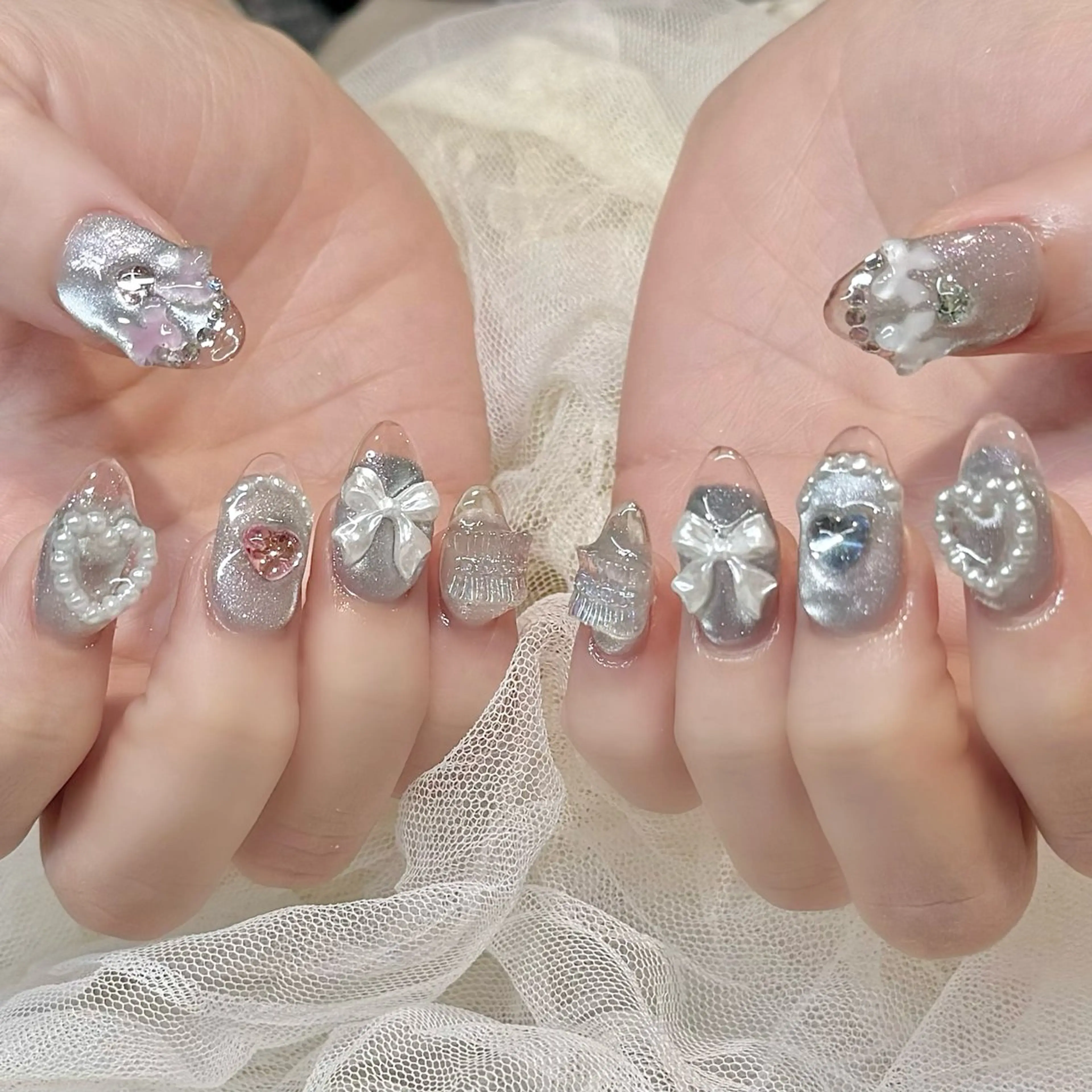 ネイル ハンドネイル 新井 ひなののネイルデザイン