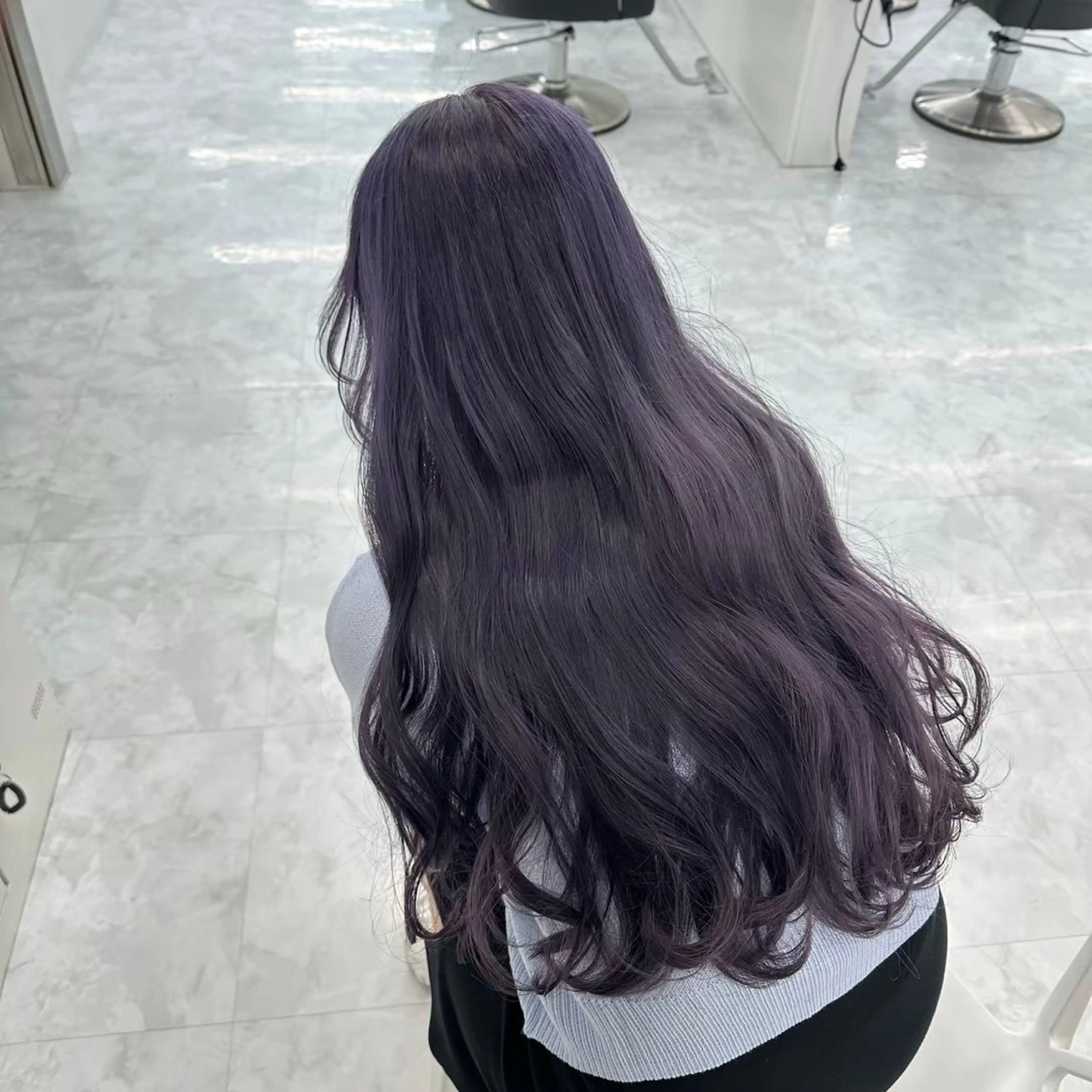 ロング ヘアカラー トリートメント 🤍透明感カラー🤍 MANAのヘアスタイル