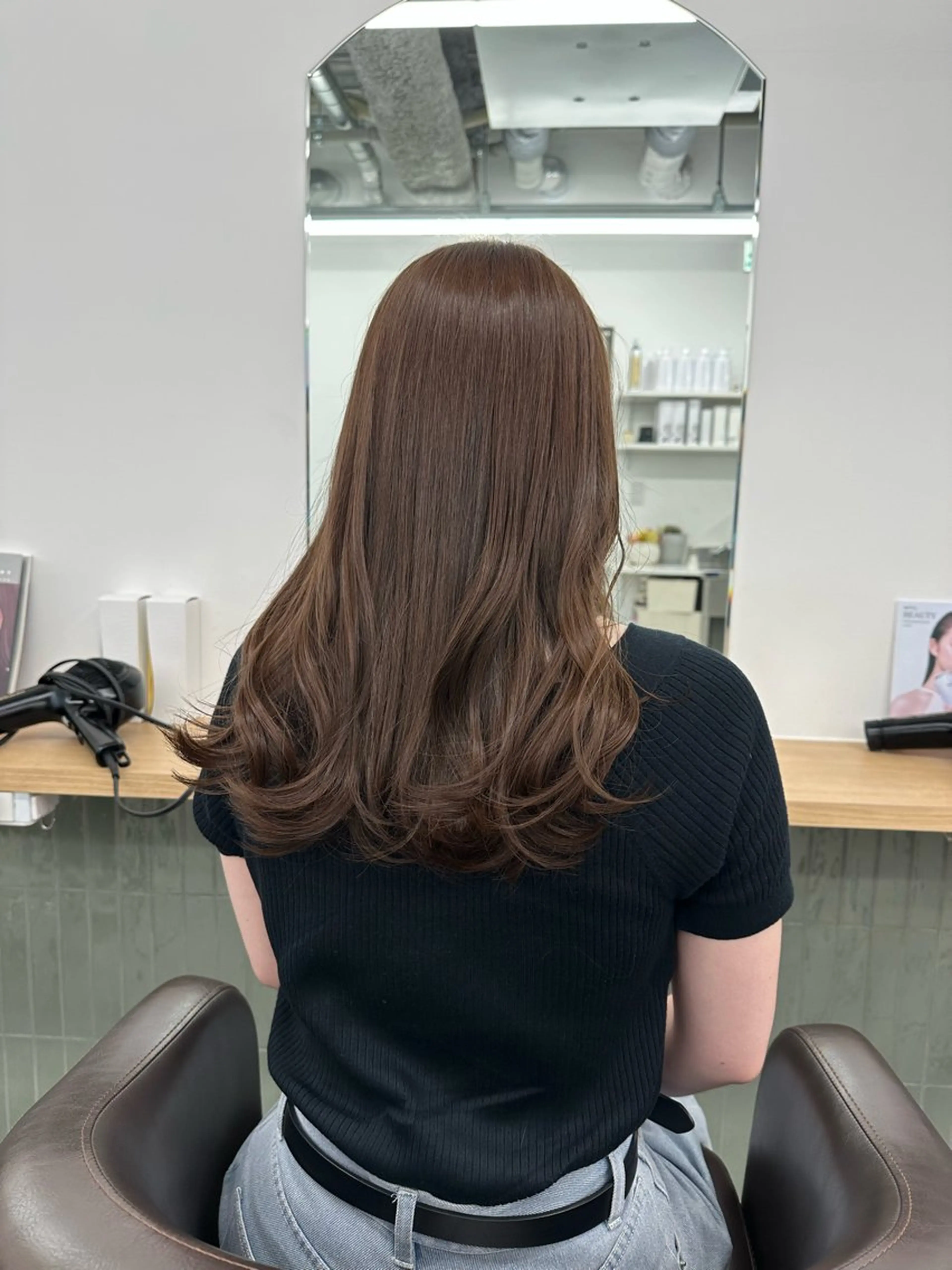 セミロング カラー キッズ オトナヘア🌿 harukaのヘアスタイル