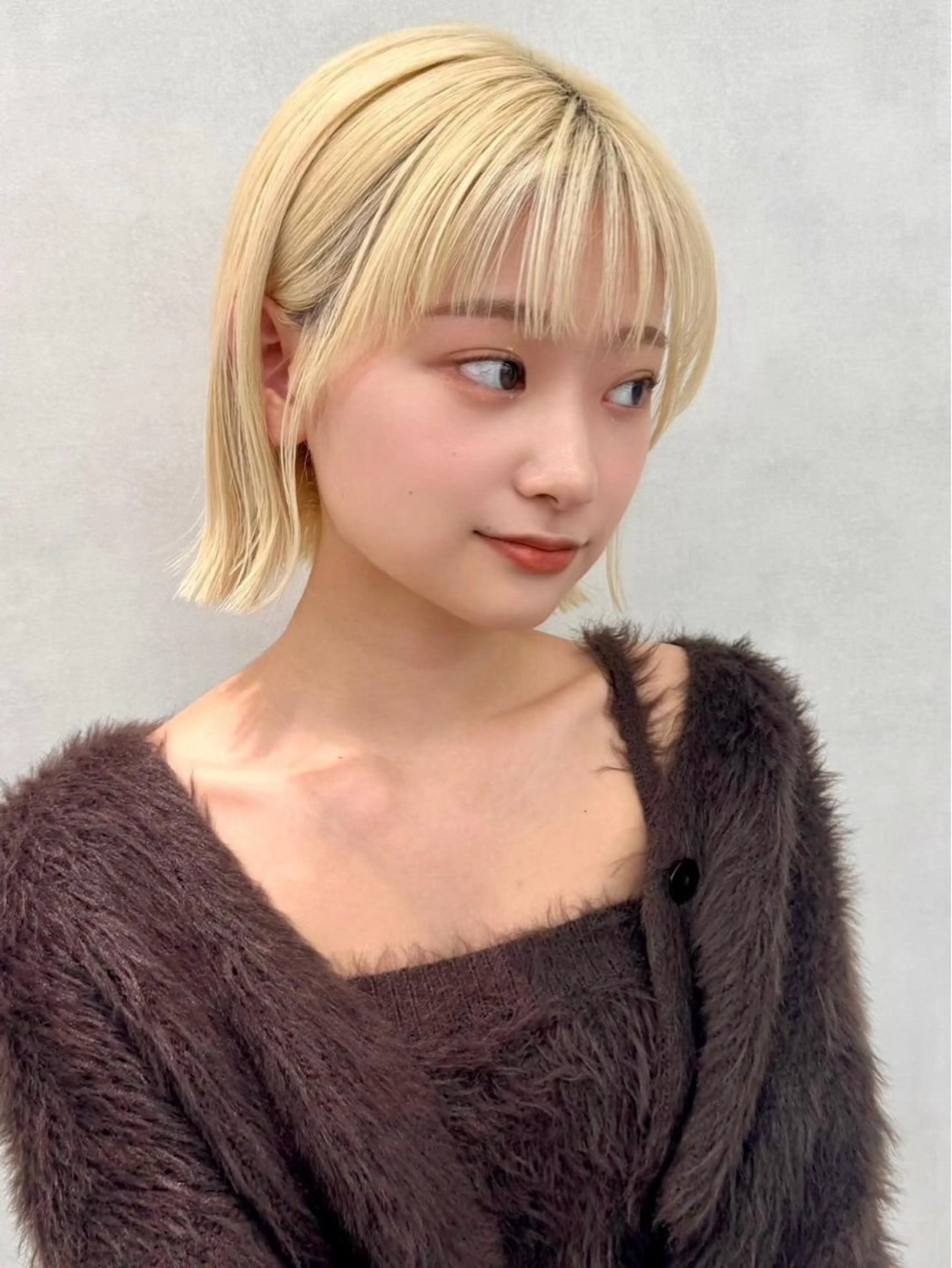 セミロング カラー カット ヘアカラー 🇰🇷韓国レイヤー 艶カラー／田川佑紀のヘアスタイル