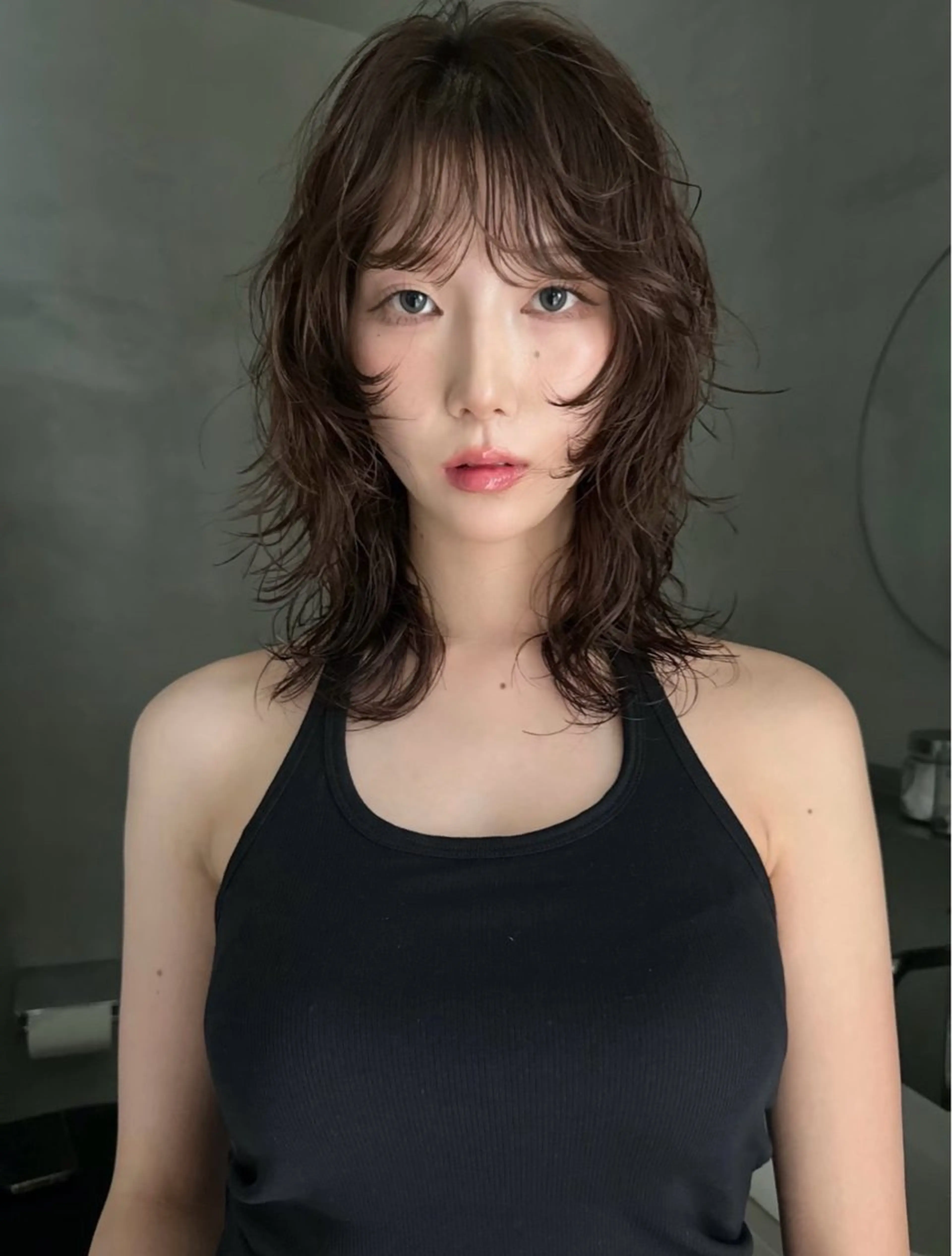 ミディアム パーマ armony明治神宮前所属・原田 聖也のヘアスタイル