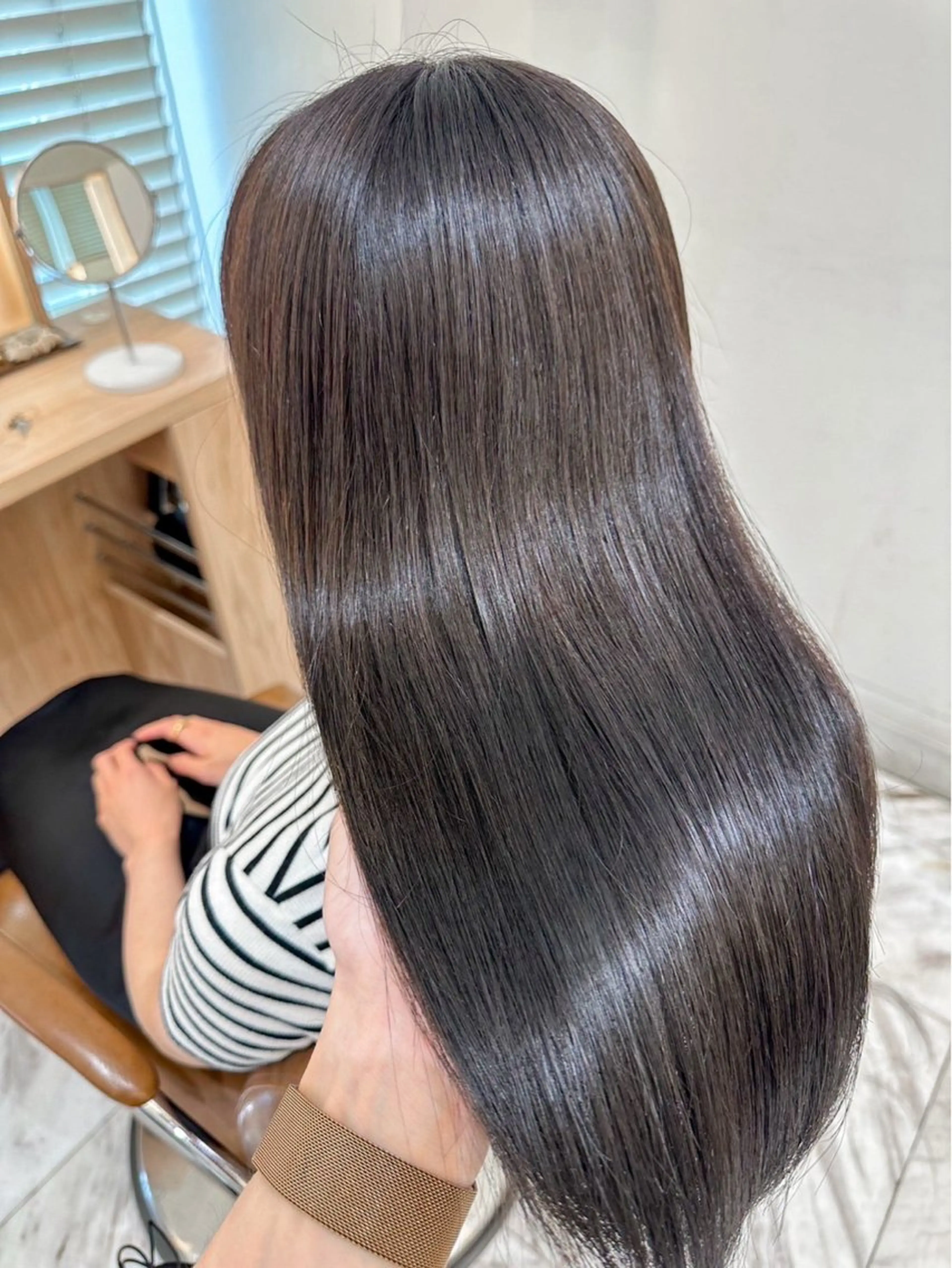 ロング 縮毛矯正 トリートメント ATENA所属・撮影モデル様募集 直樹のヘアスタイル