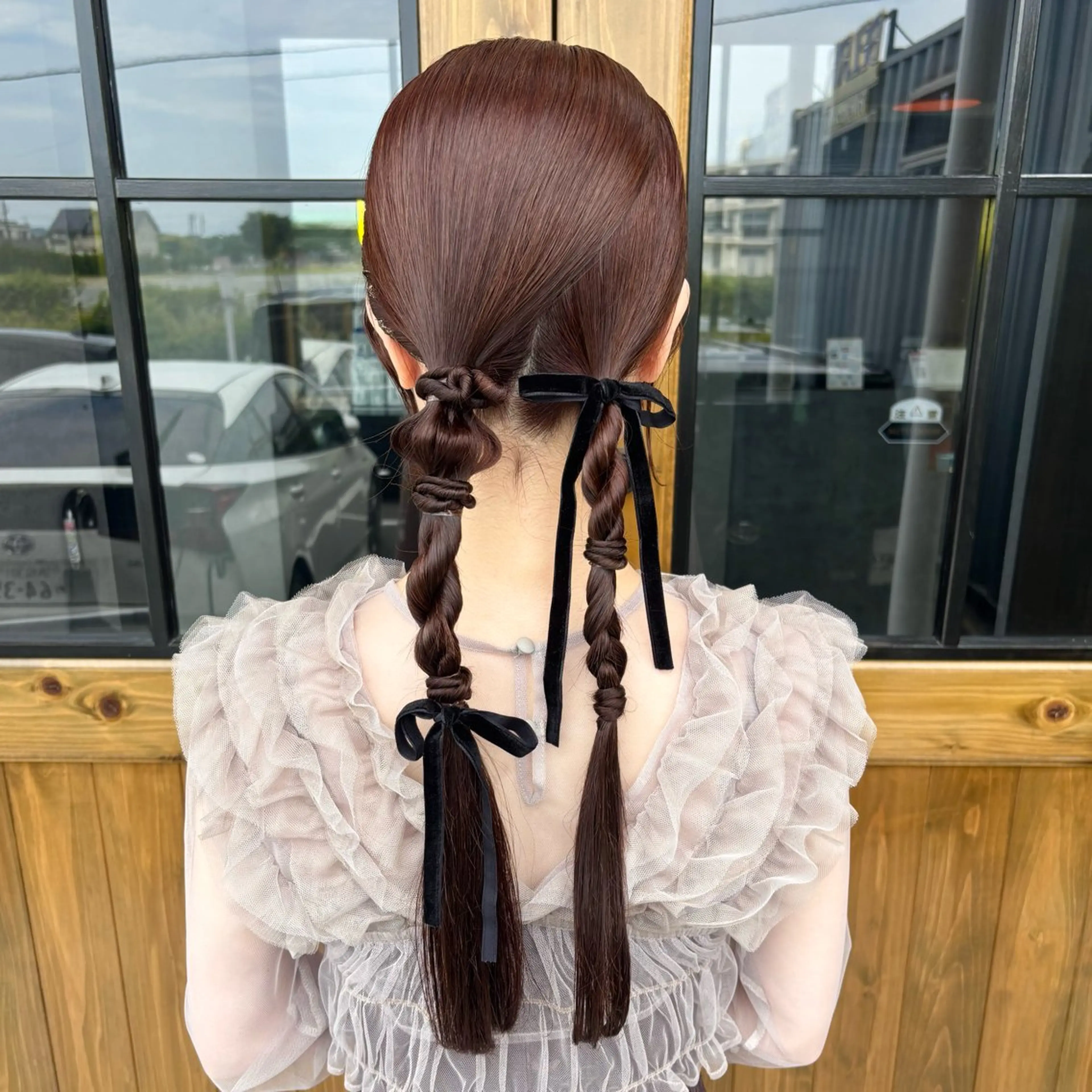 ヘアアレンジ ヘアセット 加藤 結奈のヘアスタイル