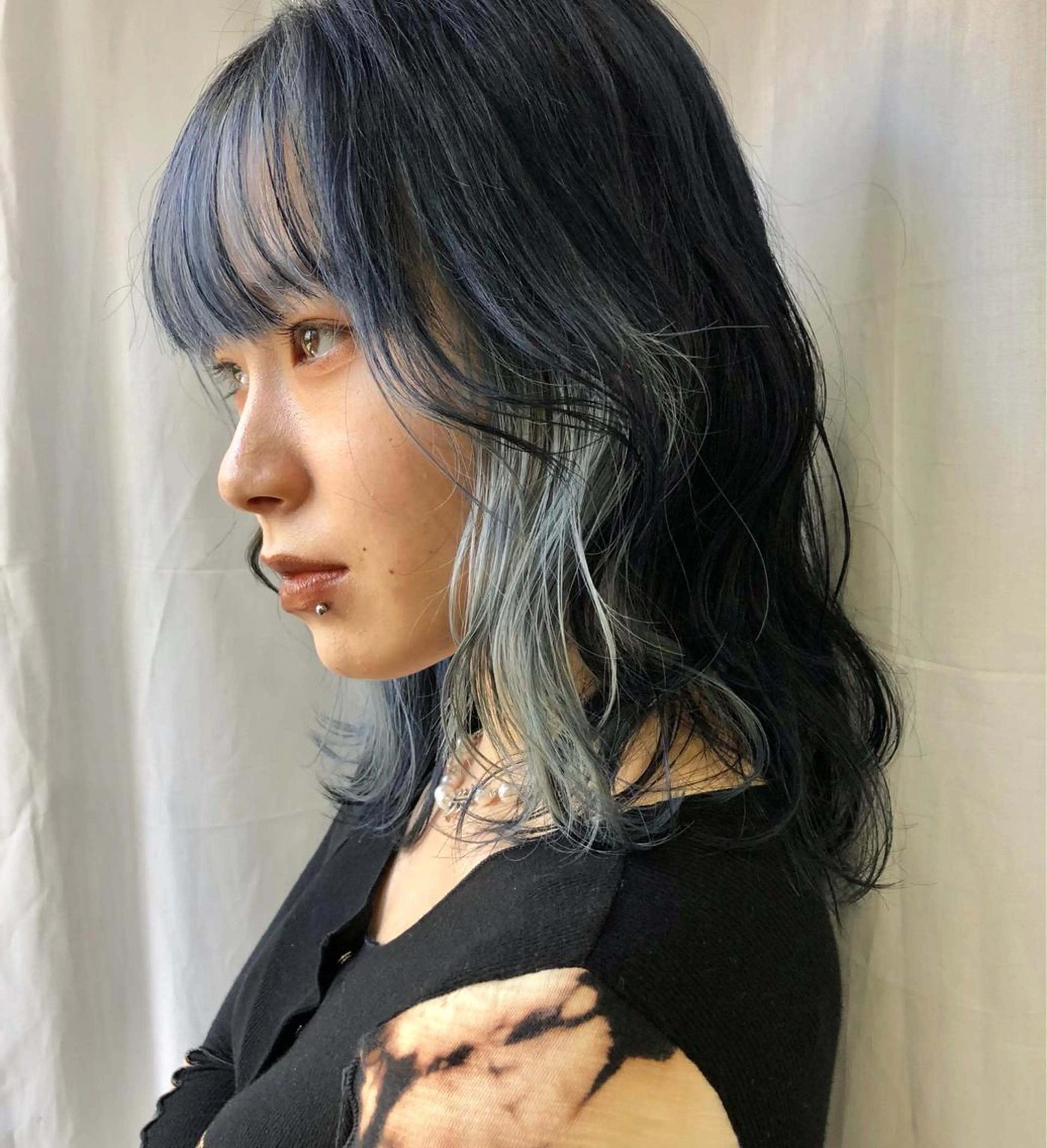 ミディアム カラー 韓国風ヘア 🫧🇰🇷韓国ヘア レイヤー🐺Yutaのヘアスタイル