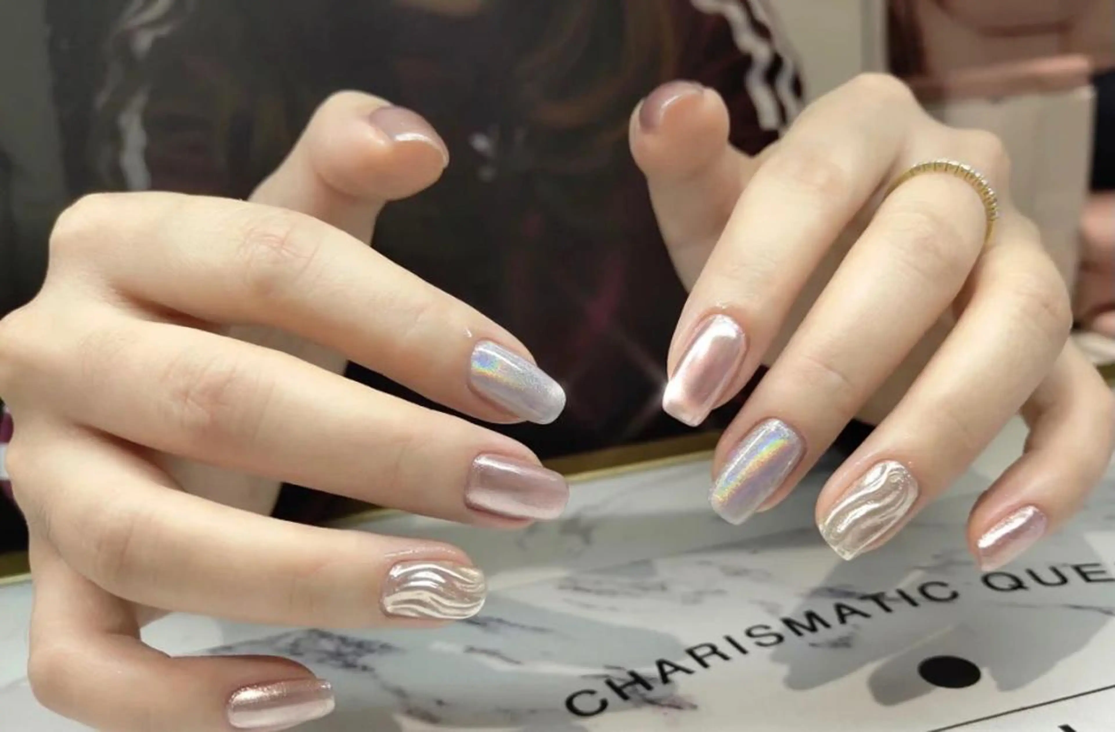 ネイル ✨Serenity ワンホンネイルのネイルデザイン