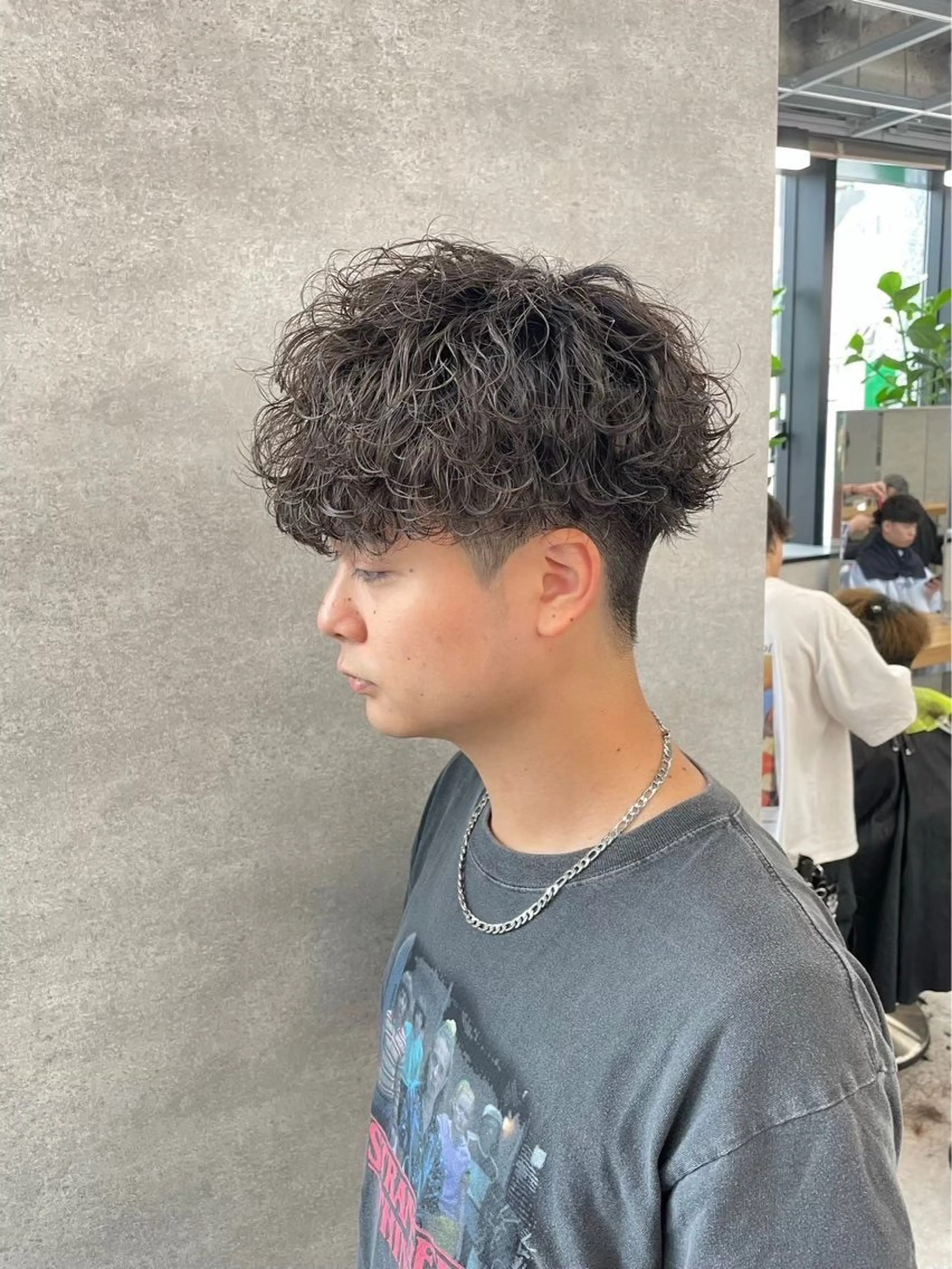ショート パーマ メンズ カット パーマ 💎メンズ特化💎 藍斗のヘアスタイル