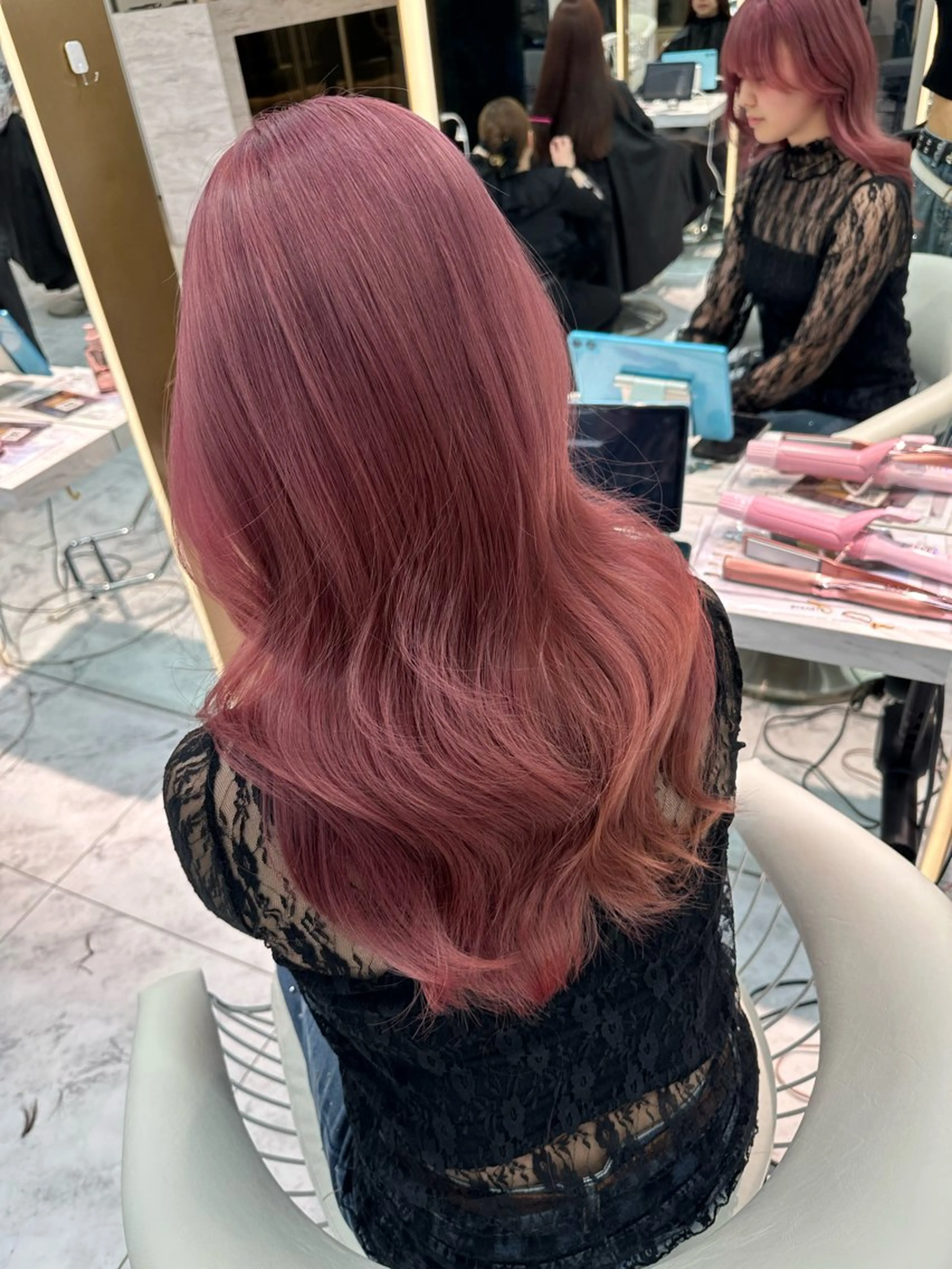 ロング ヘアカラー トリートメント 🍒楓🍒北九州1 艶カラー作る人🎨のヘアスタイル