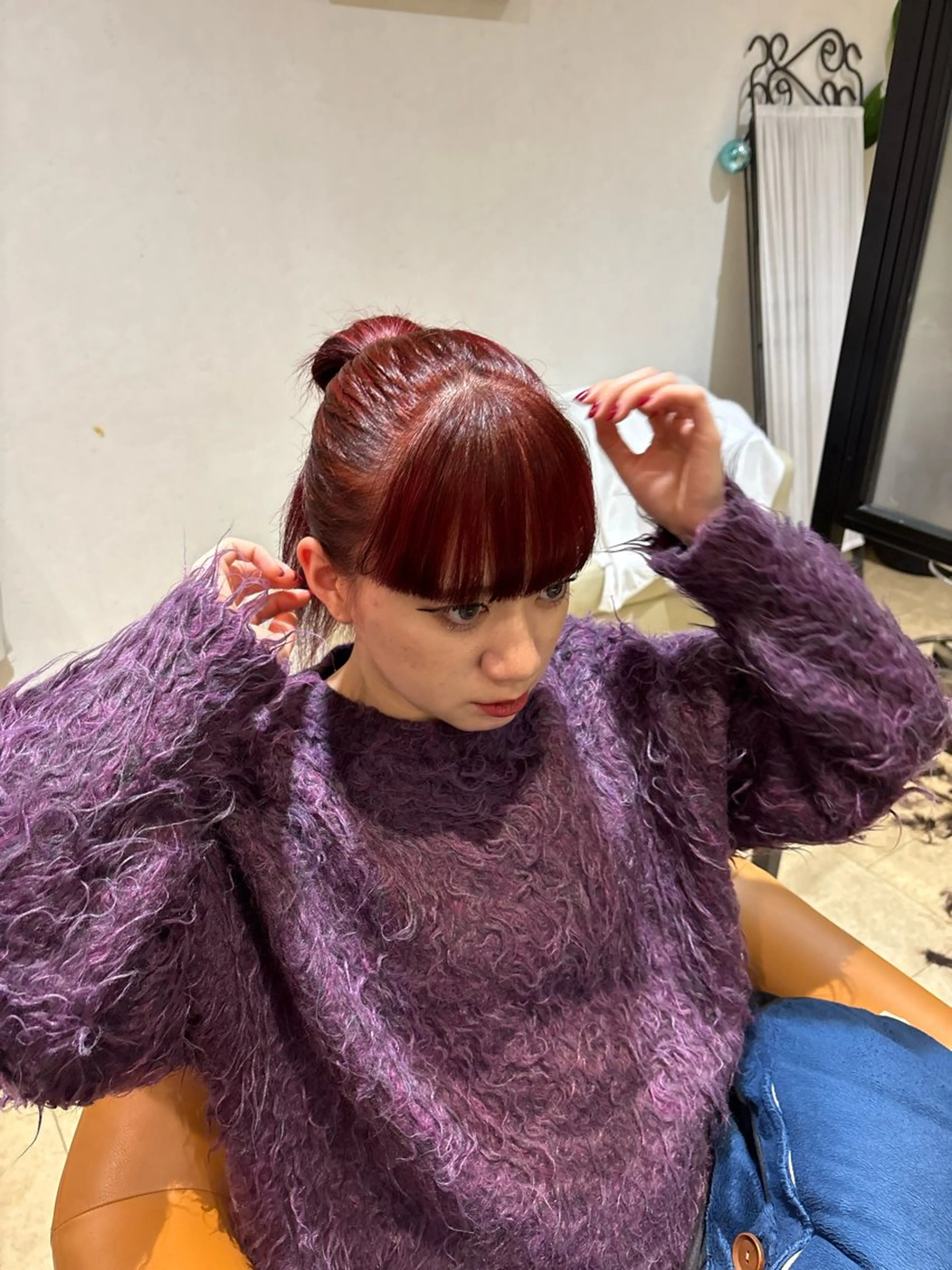 ロング カラー ヘアカラー あいり 福岡美容師のヘアスタイル