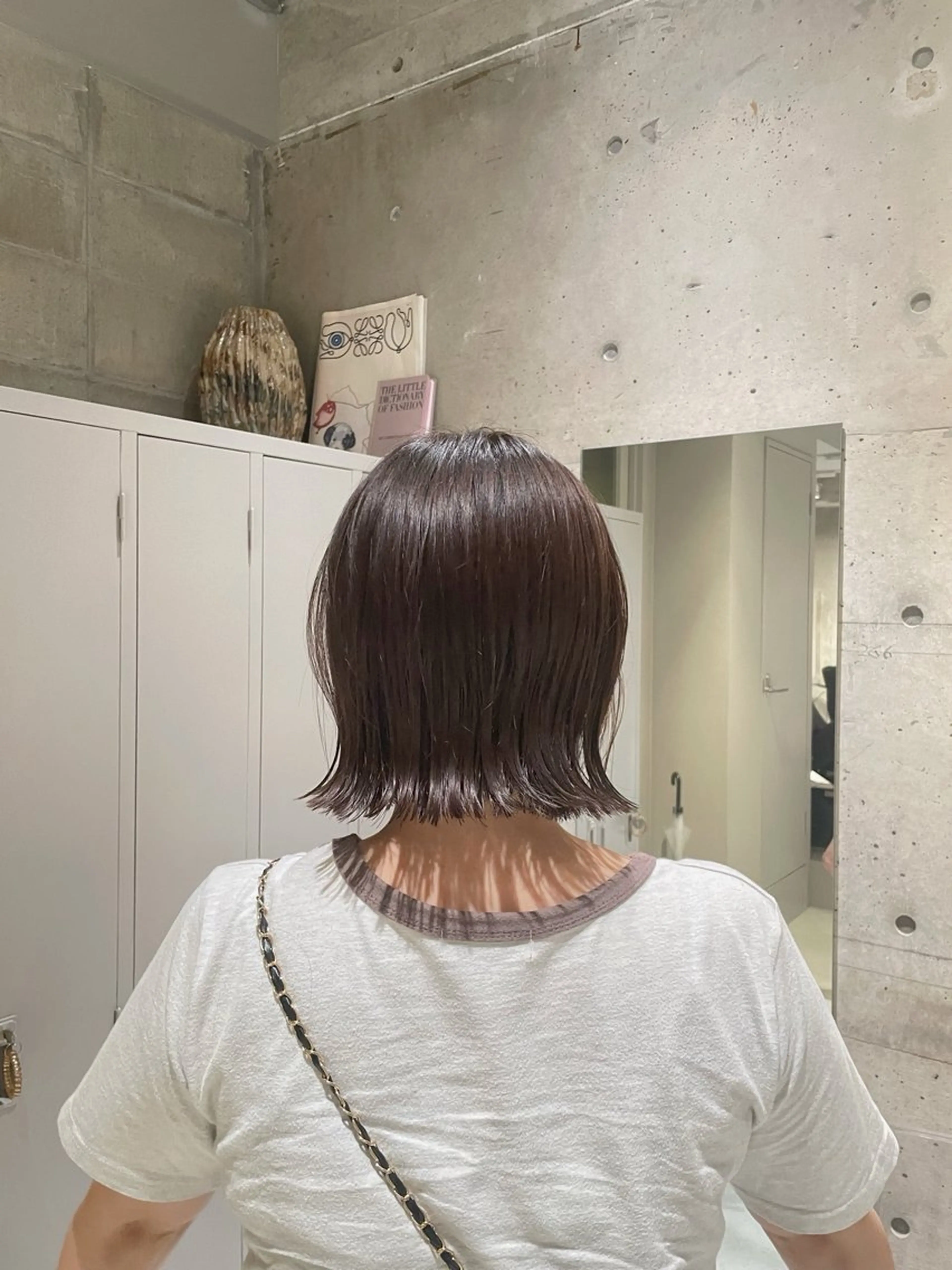 ミディアム カラー 外ハネヘア IDEN AND TITY所属・ショートモデル募集 yukakoのヘアスタイル