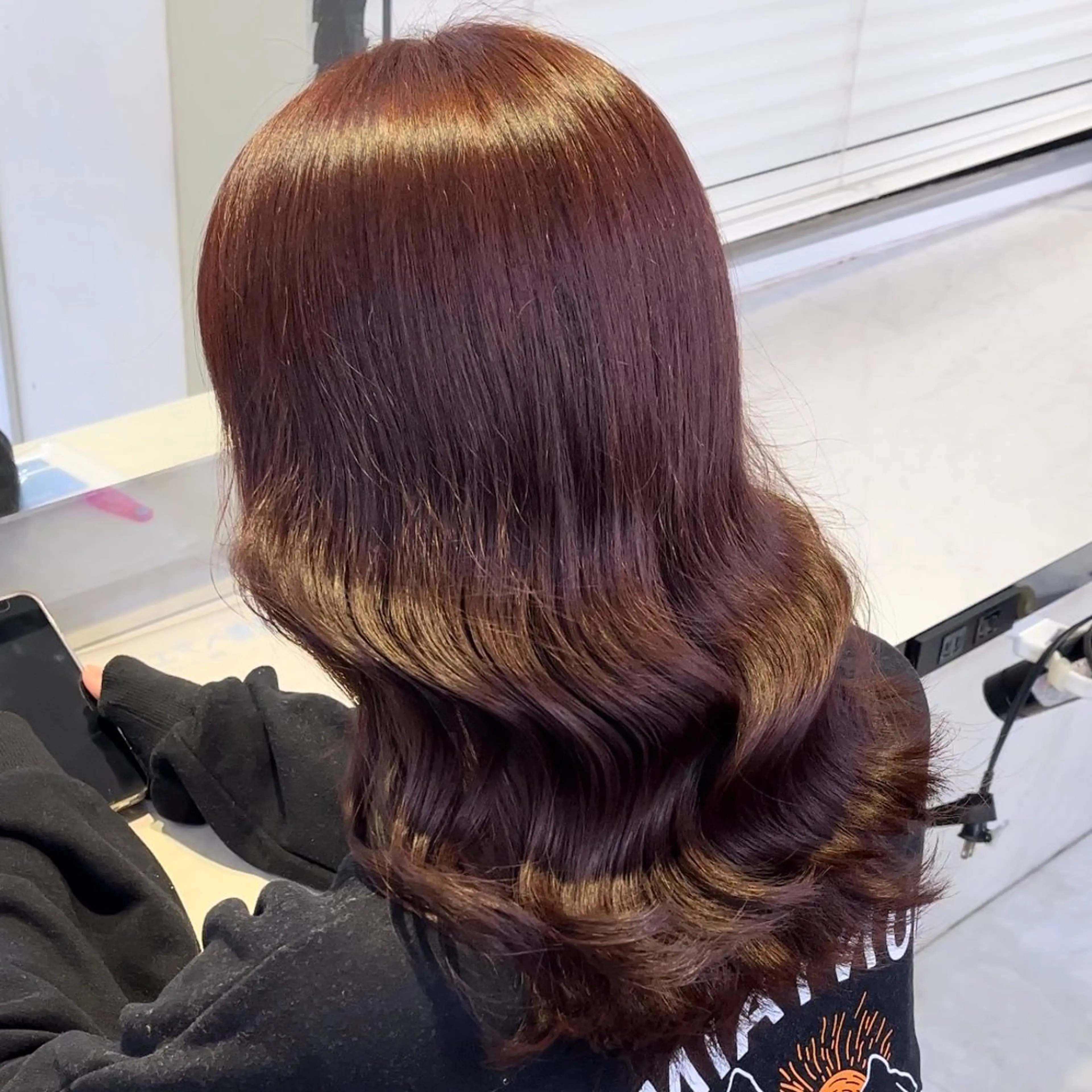 ミディアム カラー ヘアアレンジ ヘアカラー トリートメント ヘッドスパ ヘアセット 🍒透明感カラー🌨 🥕ハイトーンカラーのヘアスタイル