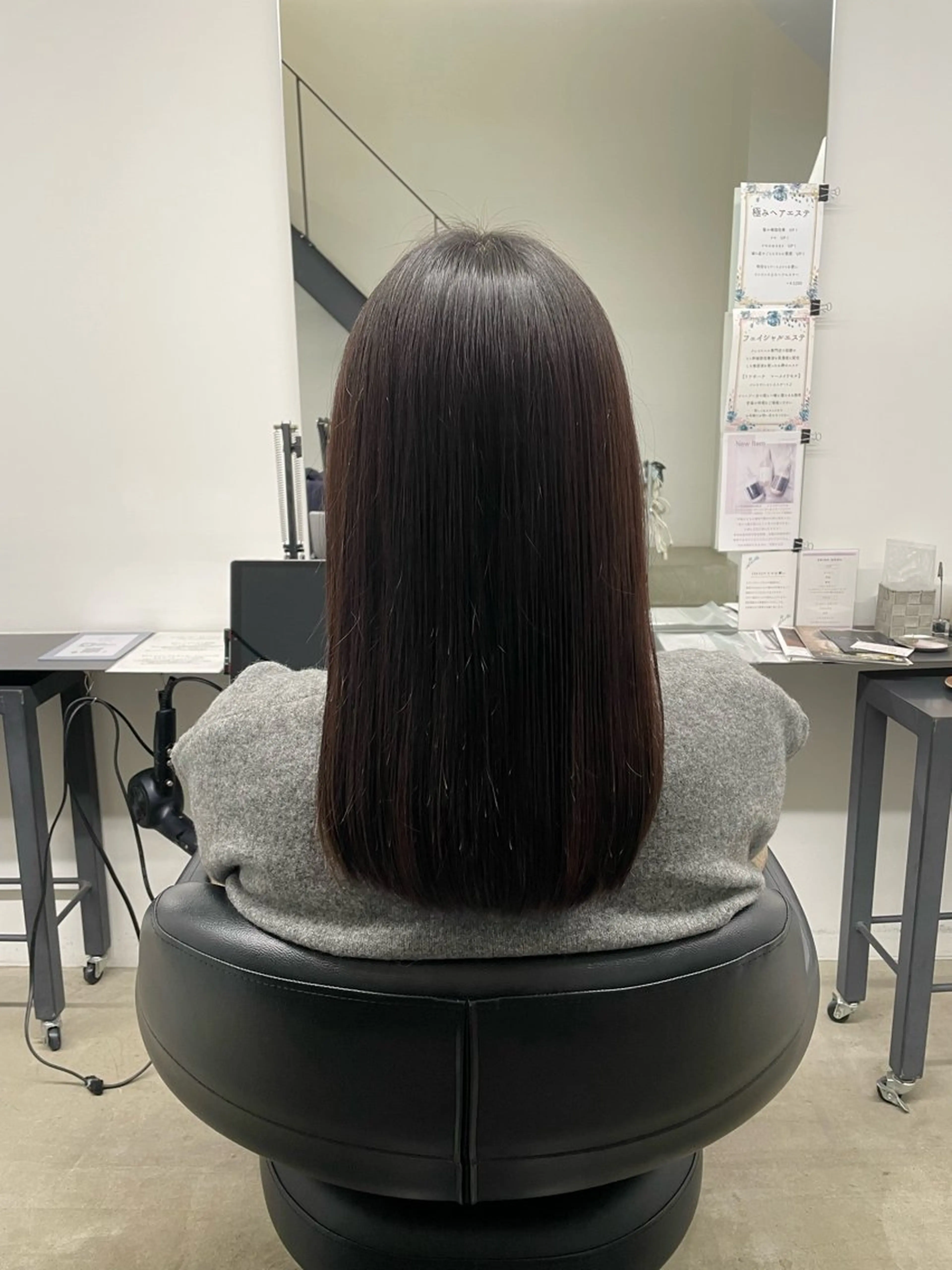 ヘアカラー新規様限定3センチ以上のみカット付きの写真