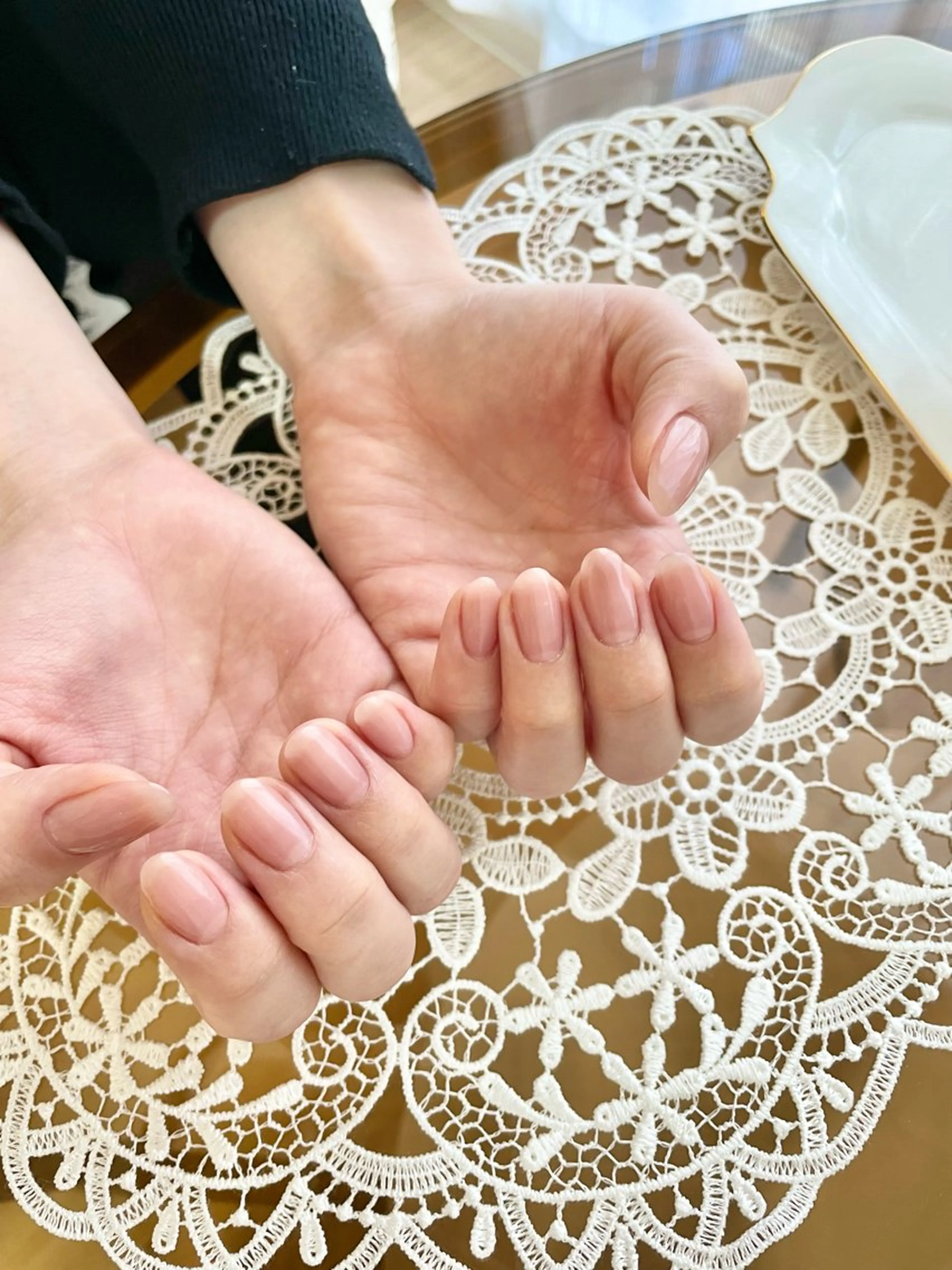 ネイル ピンク ピンクベージュ ハンドネイル nailsalon VENUSのネイルデザイン