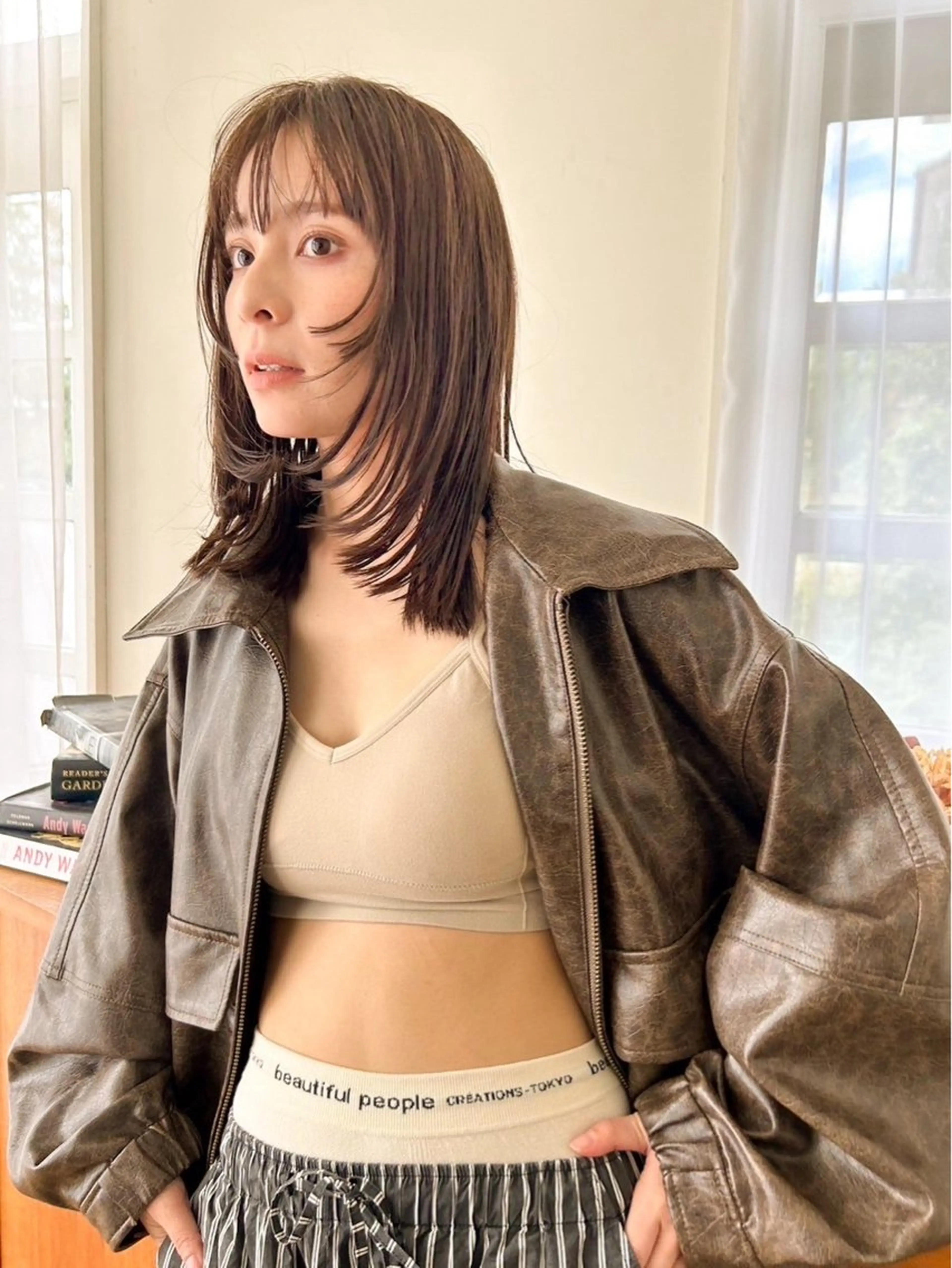 【🕯セミロング限定🕯】ワンカラー➕ LINKAGEトリートメントの写真