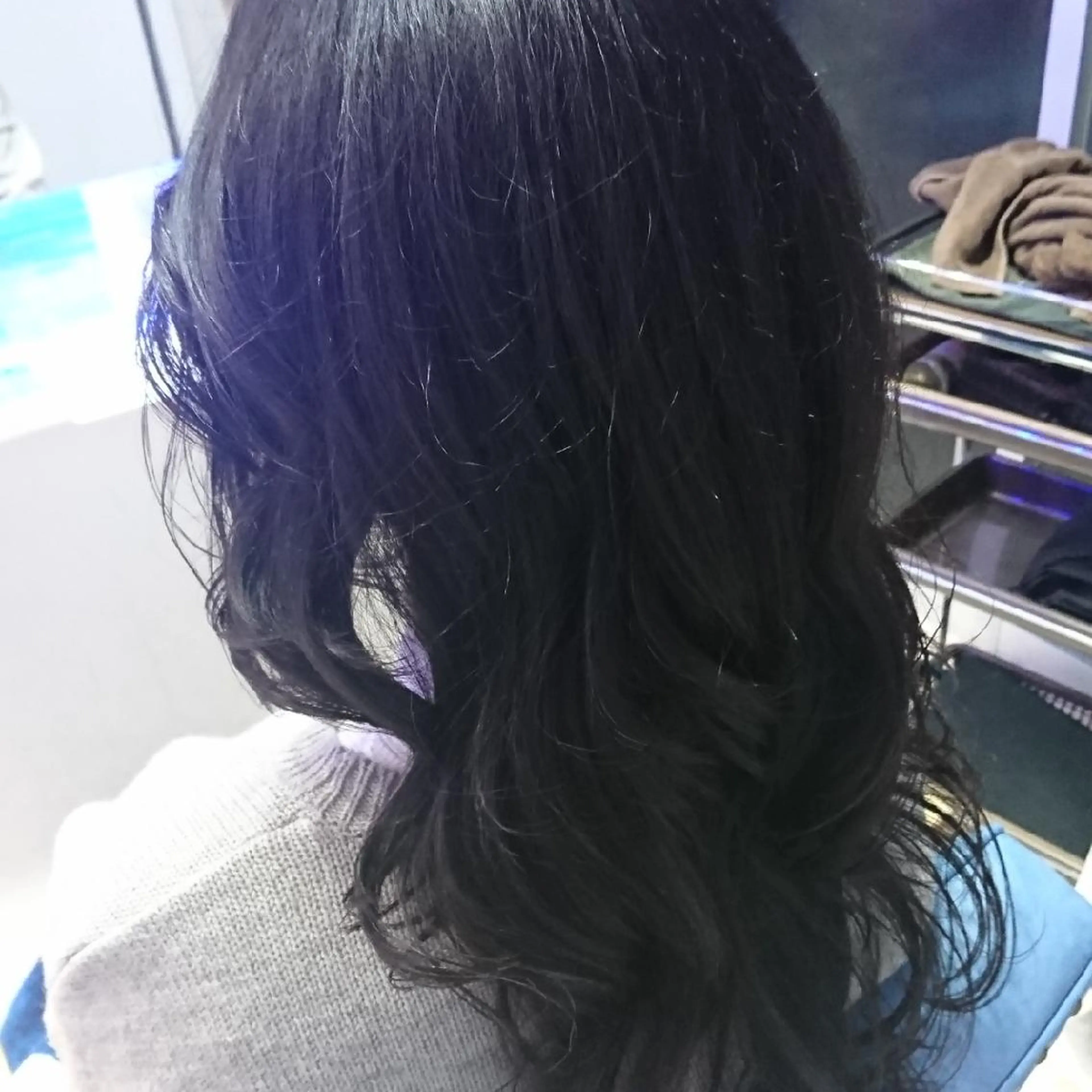 ロング カラー アッシュ ダークアッシュ 中嶌 健一のヘアスタイル