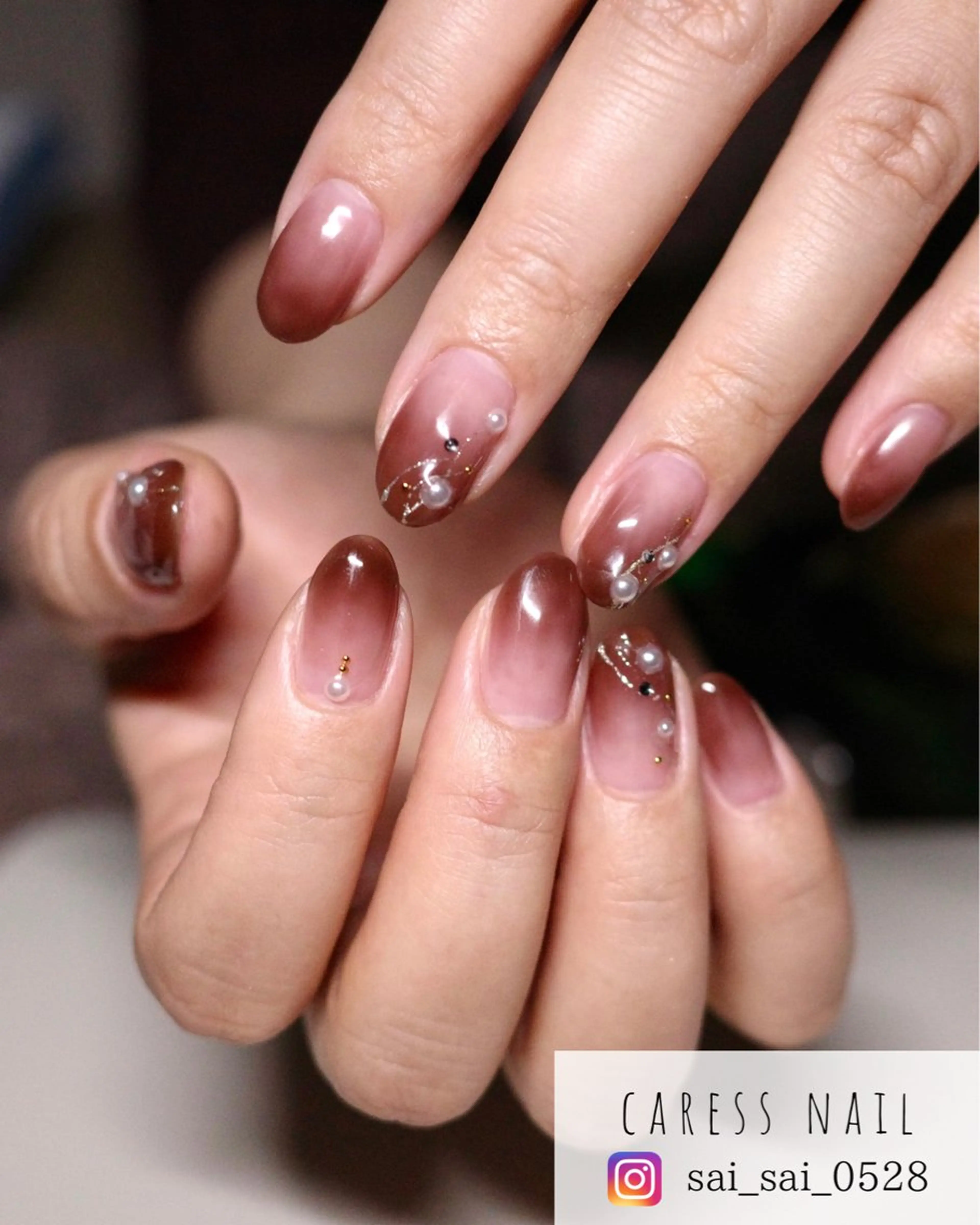ネイル caress  nail カレスネイル　代々木上原所属・カレスネイル さいのネイルデザイン