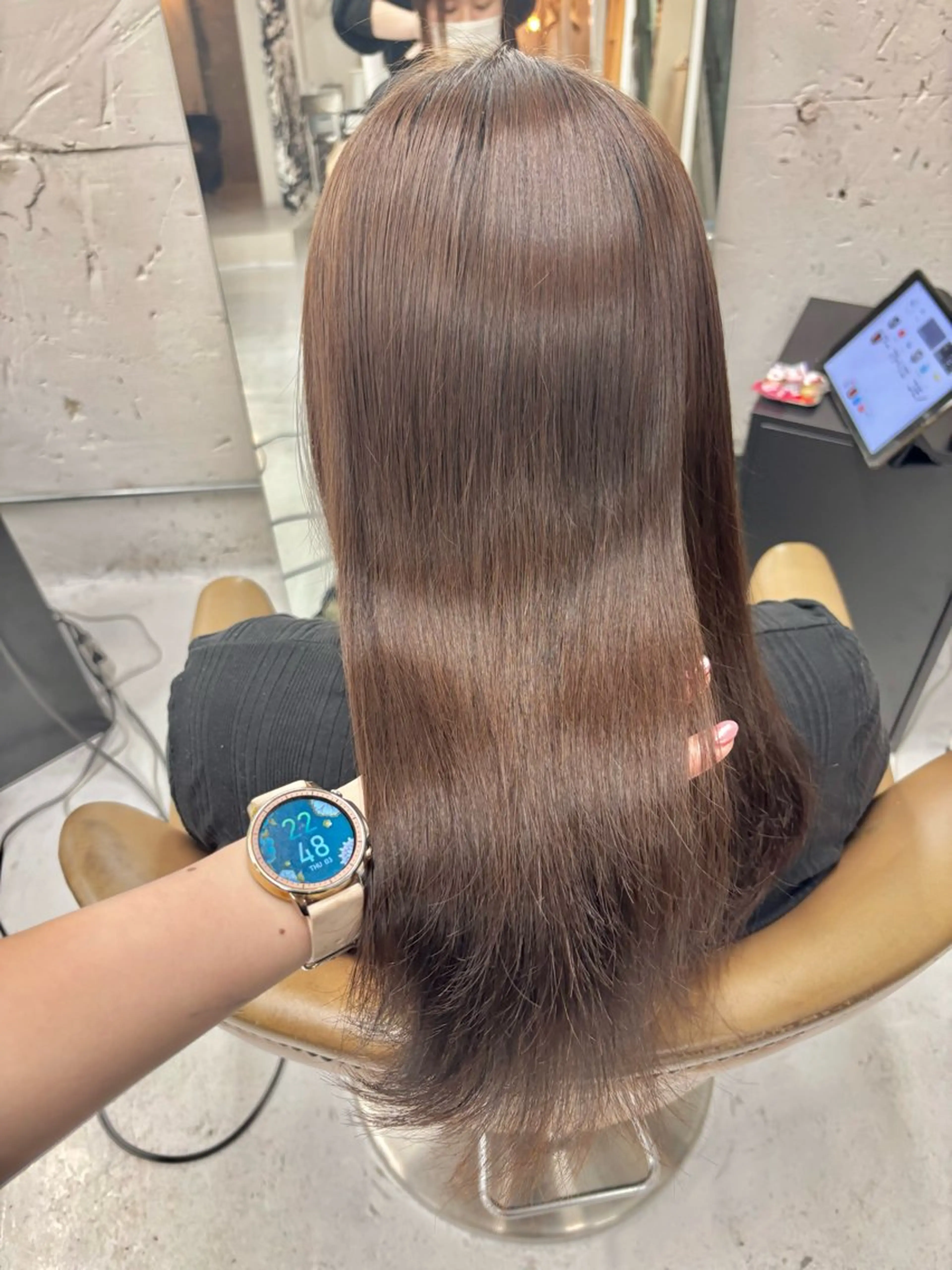 ロング 縮毛矯正 トリートメント ブリーチෆ‪髪質改善 🎀ོ白岩亜実🎀ོのヘアスタイル