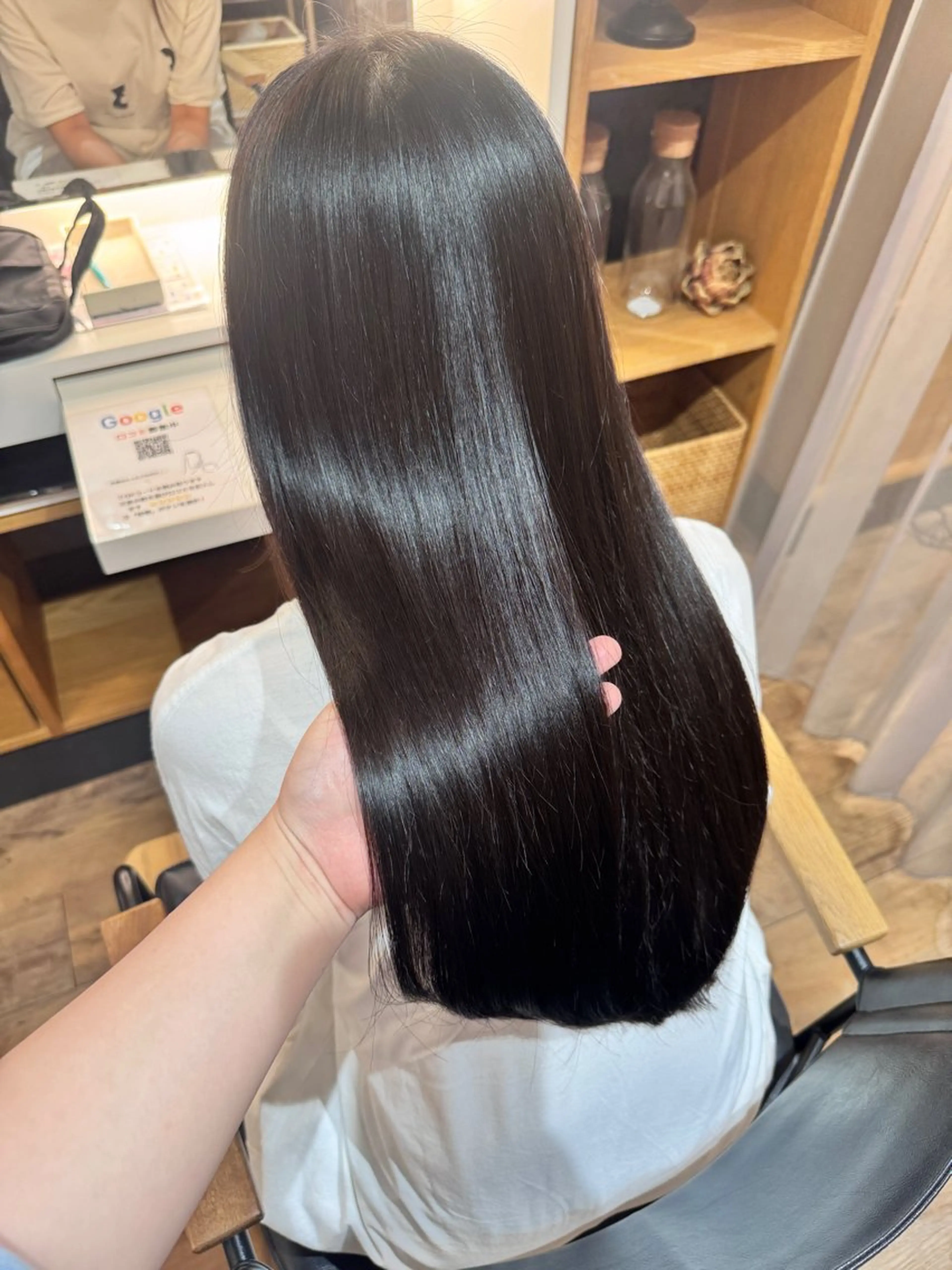 セミロング ヘアカラー トリートメント 南 怜奈のヘアスタイル
