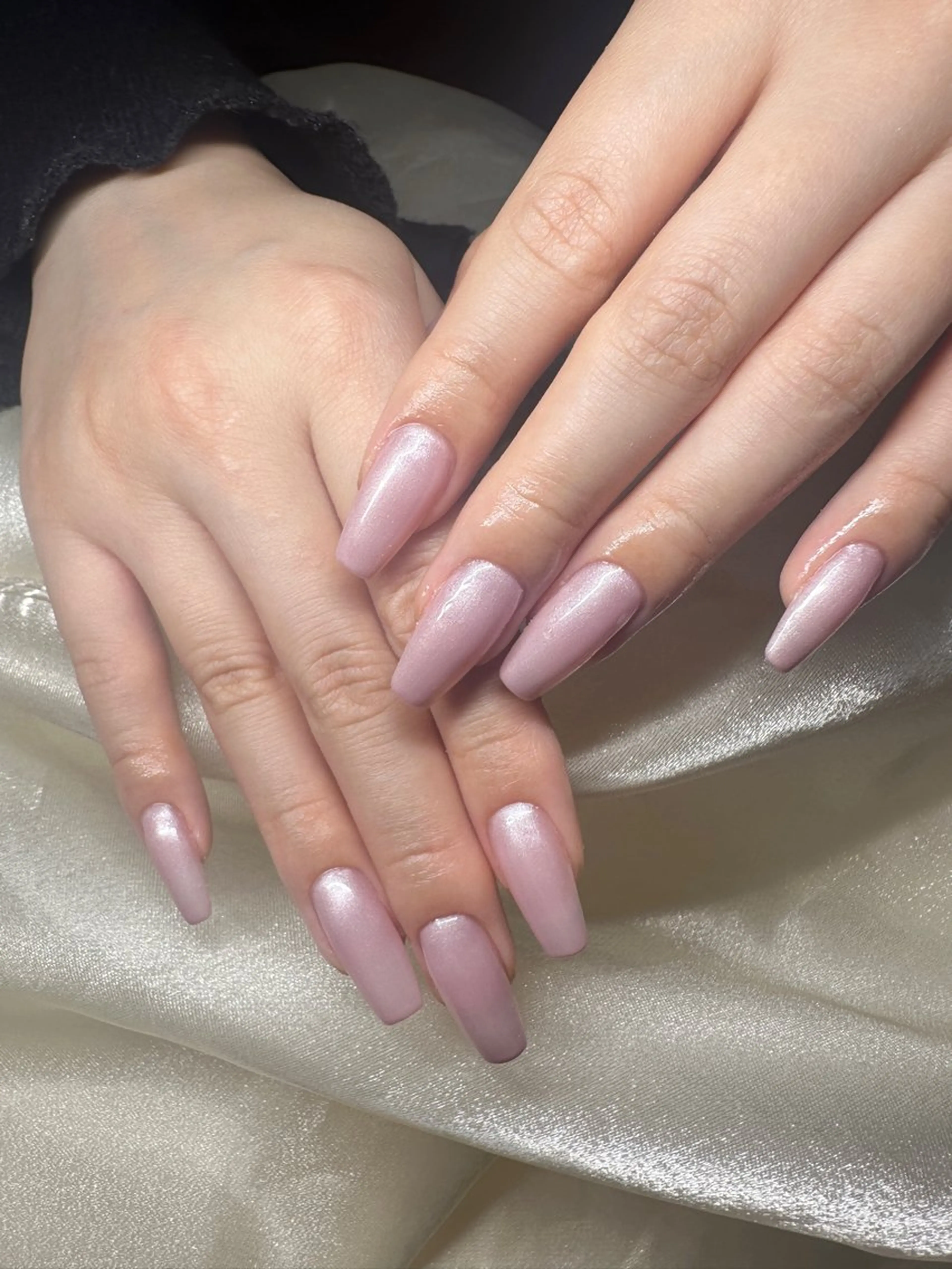 チップ長さだしワンカラーorラメグラの写真