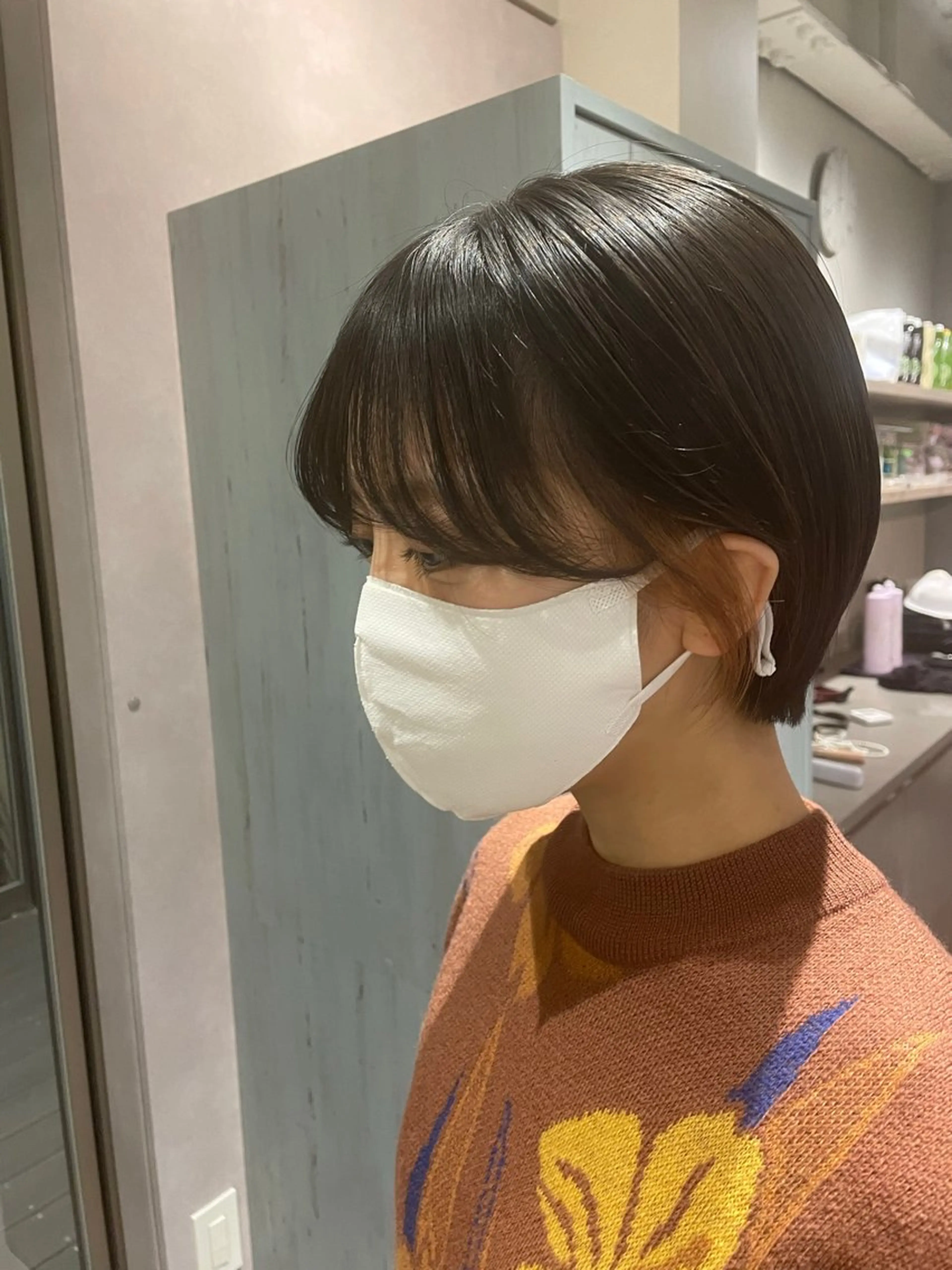 ショート カラー カット ヘアカラー 韓国風/オシャレ /縮毛矯正/滝口琴未のヘアスタイル