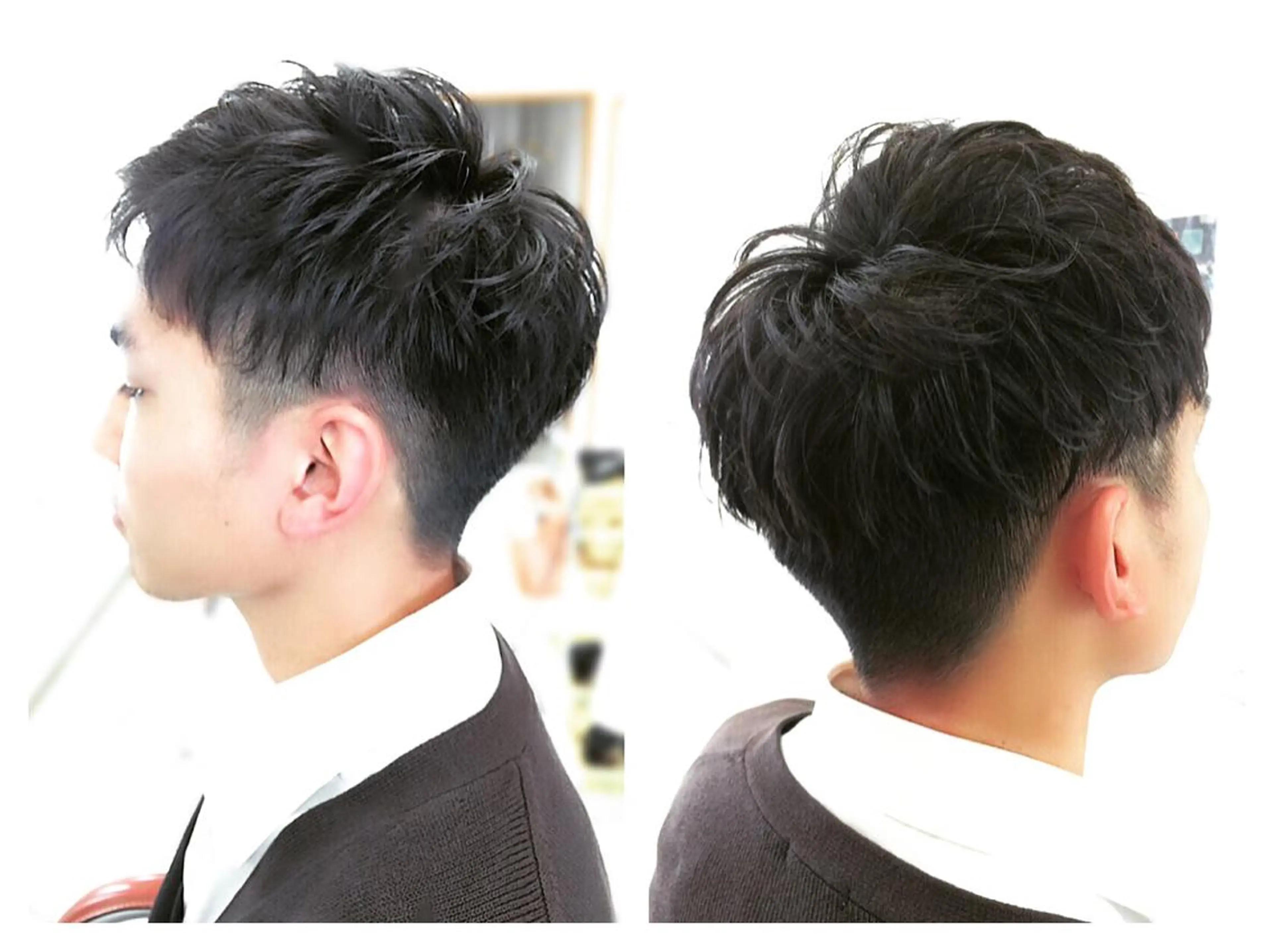 ショート パーマ メンズ メンズパーマ カット パーマ トリートメント いけだ ゆうのヘアスタイル