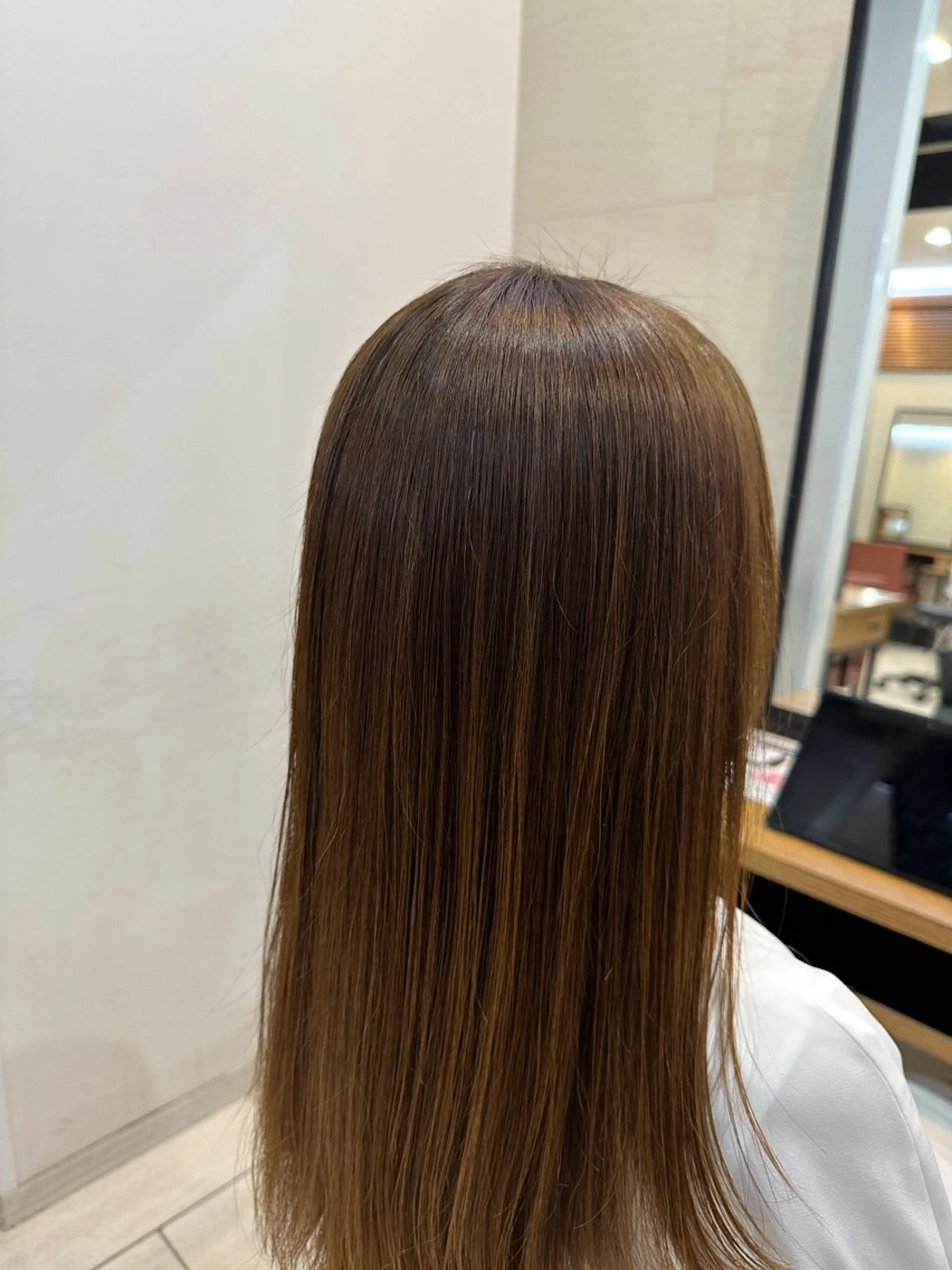 ロング カラー メンズカット/ フェザーパーマ/げんのヘアスタイル