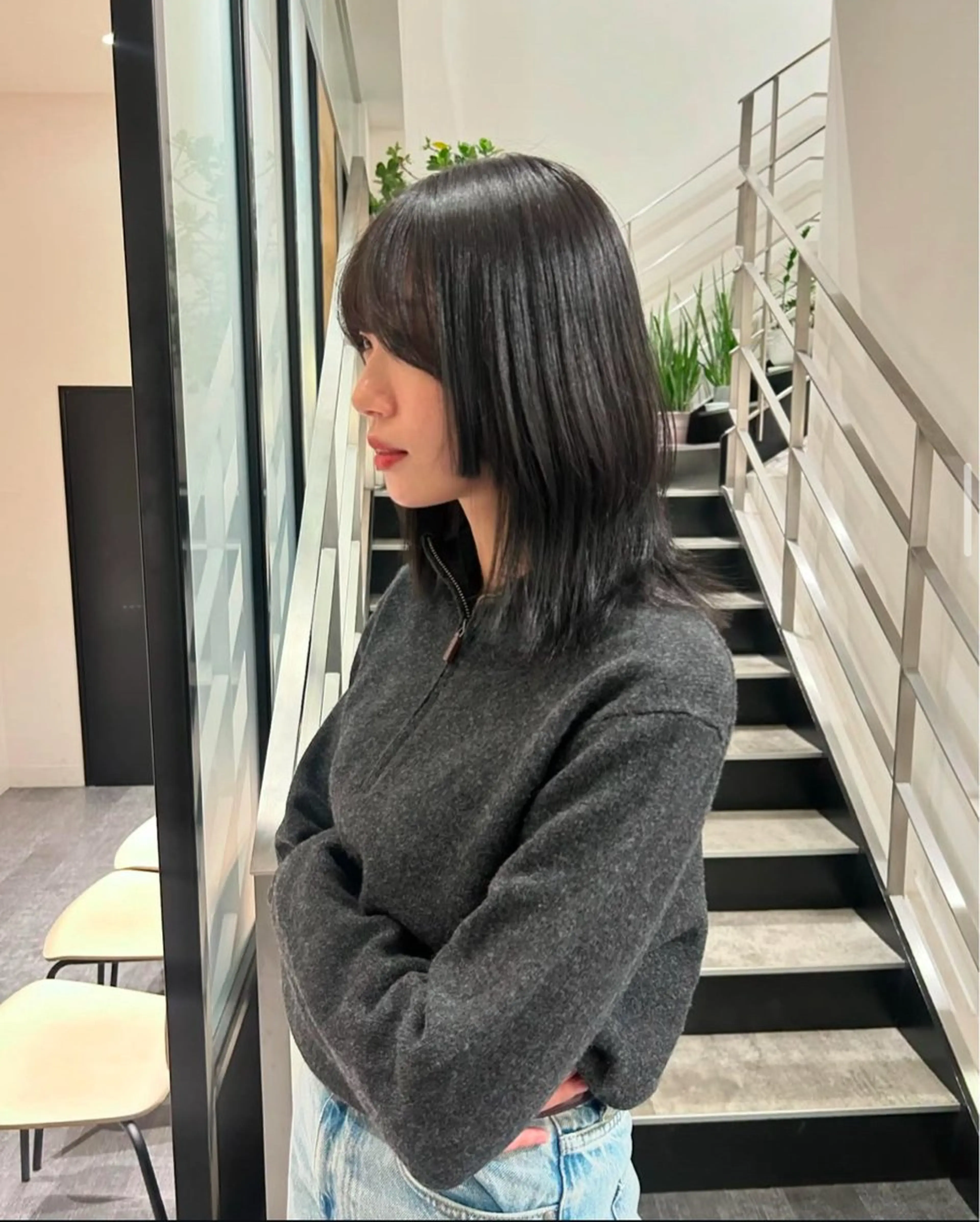 ミディアム カラー パーマ ヘアアレンジ キッズ カット ヘアカラー GOTODAY SHAiRE SALON (原宿本店)所属・sakurai kana 🎀のヘアスタイル