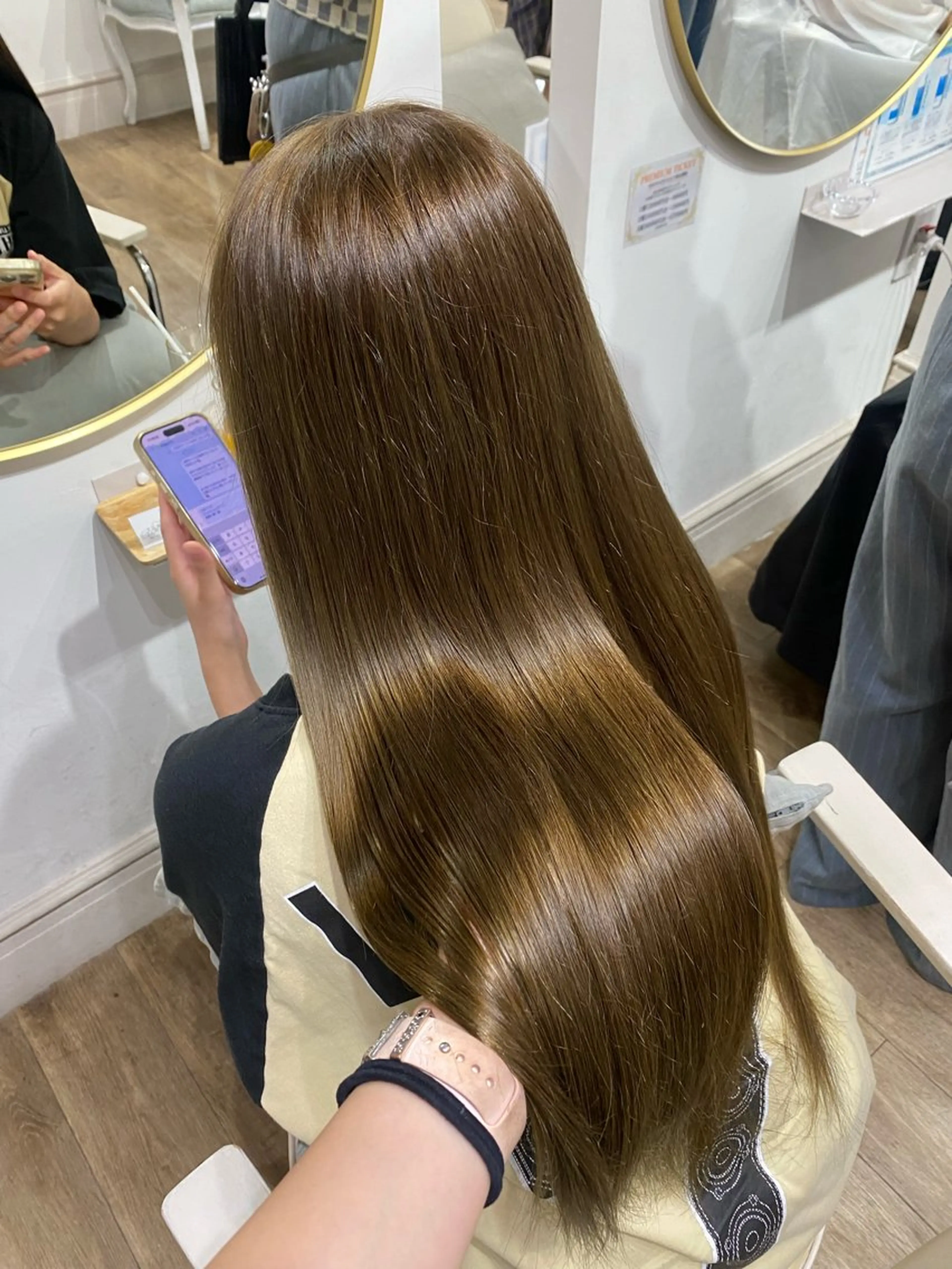 ロング ヘアカラー トリートメント mio♡ girlystyleのヘアスタイル