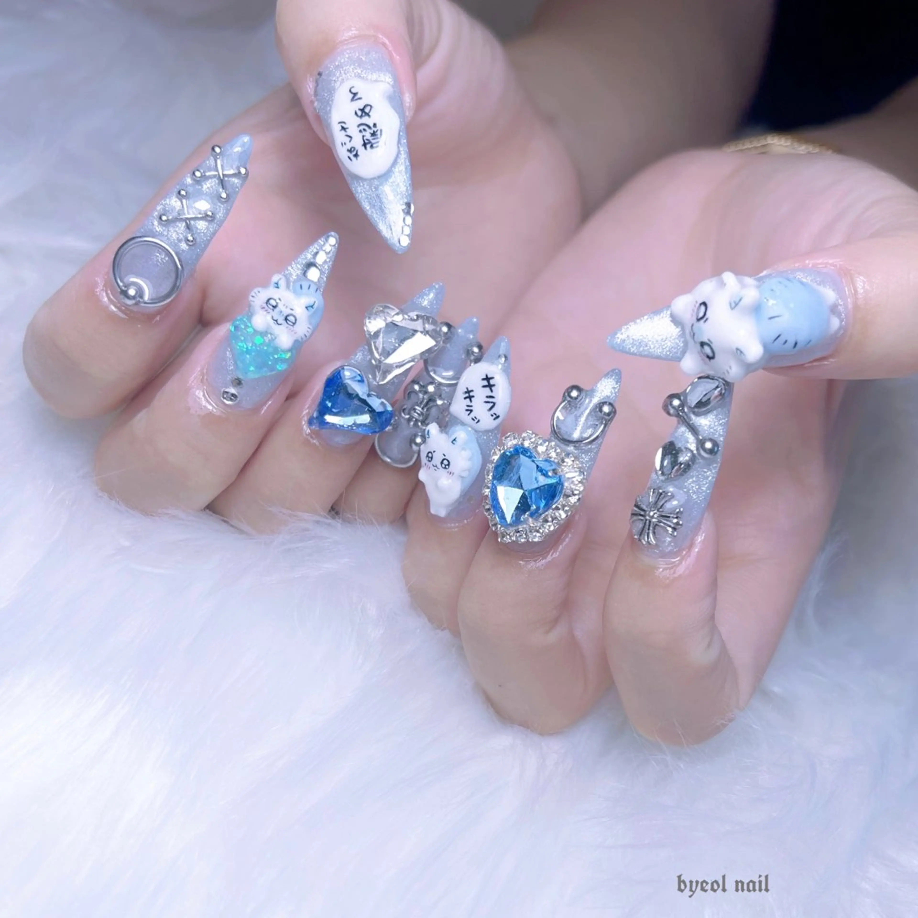ネイル byeol  nail (ビョルネイル)所属・🌧byeol nail🤍のネイルデザイン