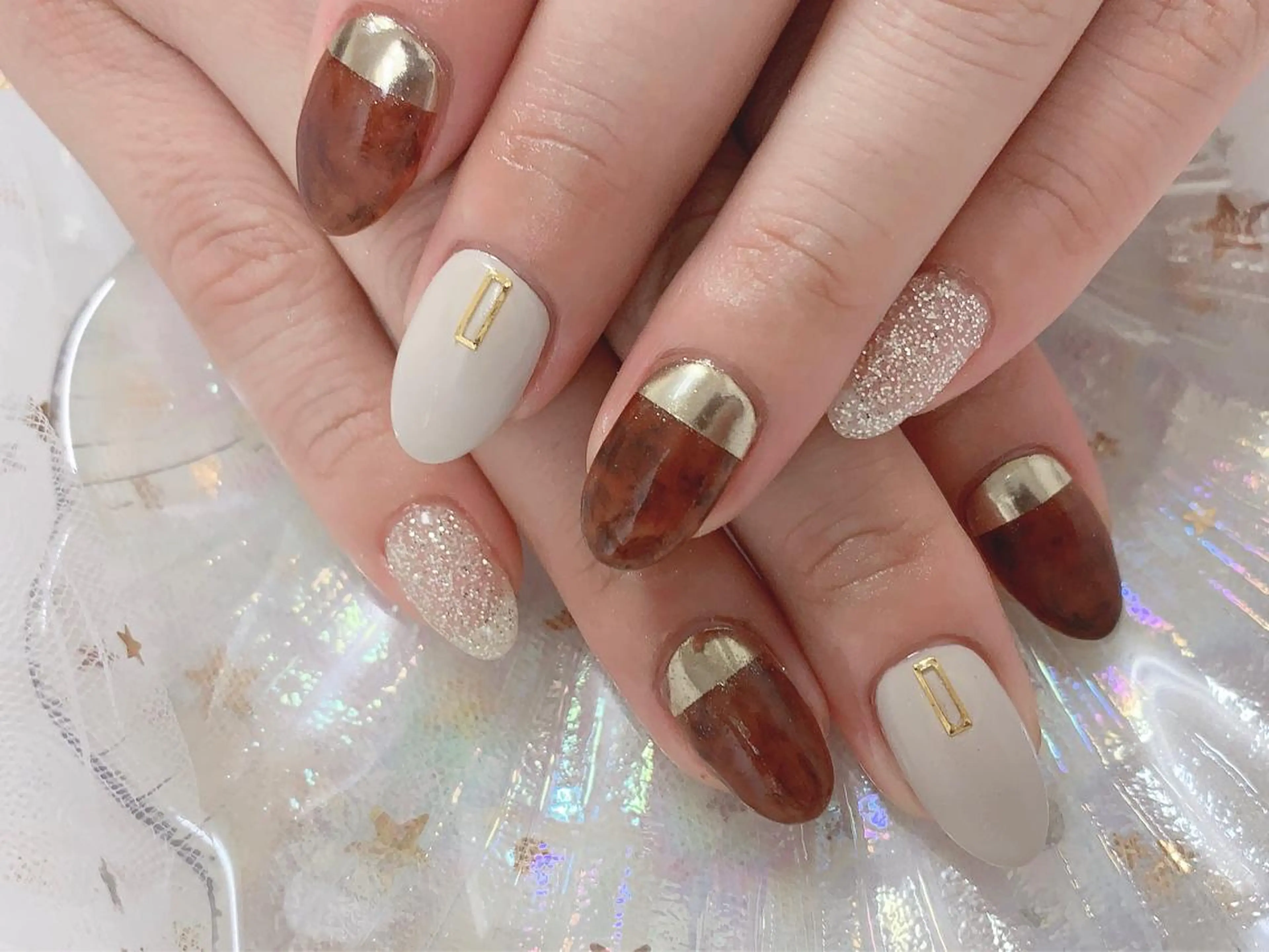 ネイル MiKi Nai池袋 長さだし得意のネイルデザイン