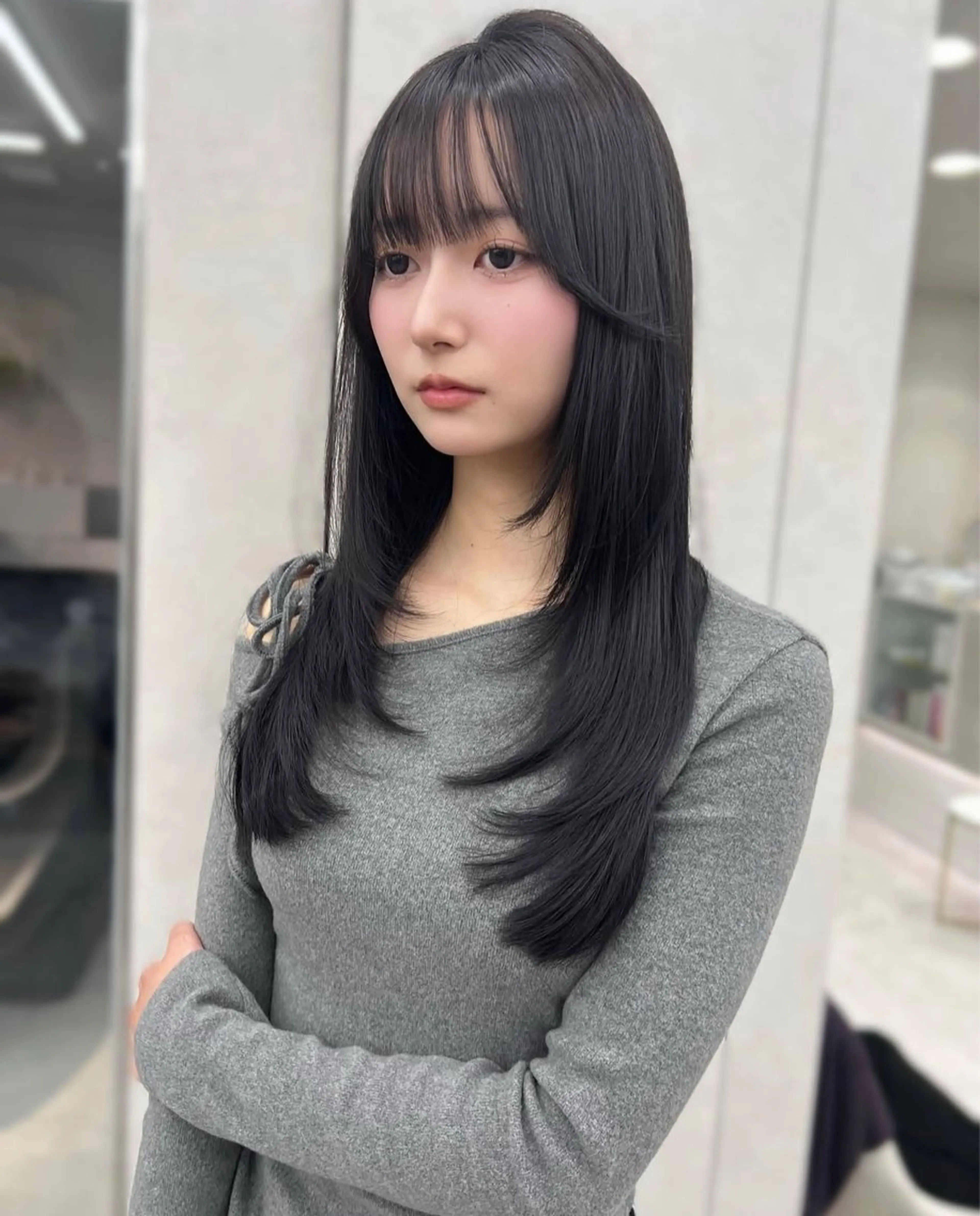 ロング カラー カット ヘアカラー トリートメント ⭐️髪質改善⭐️ LondMeliaのヘアスタイル