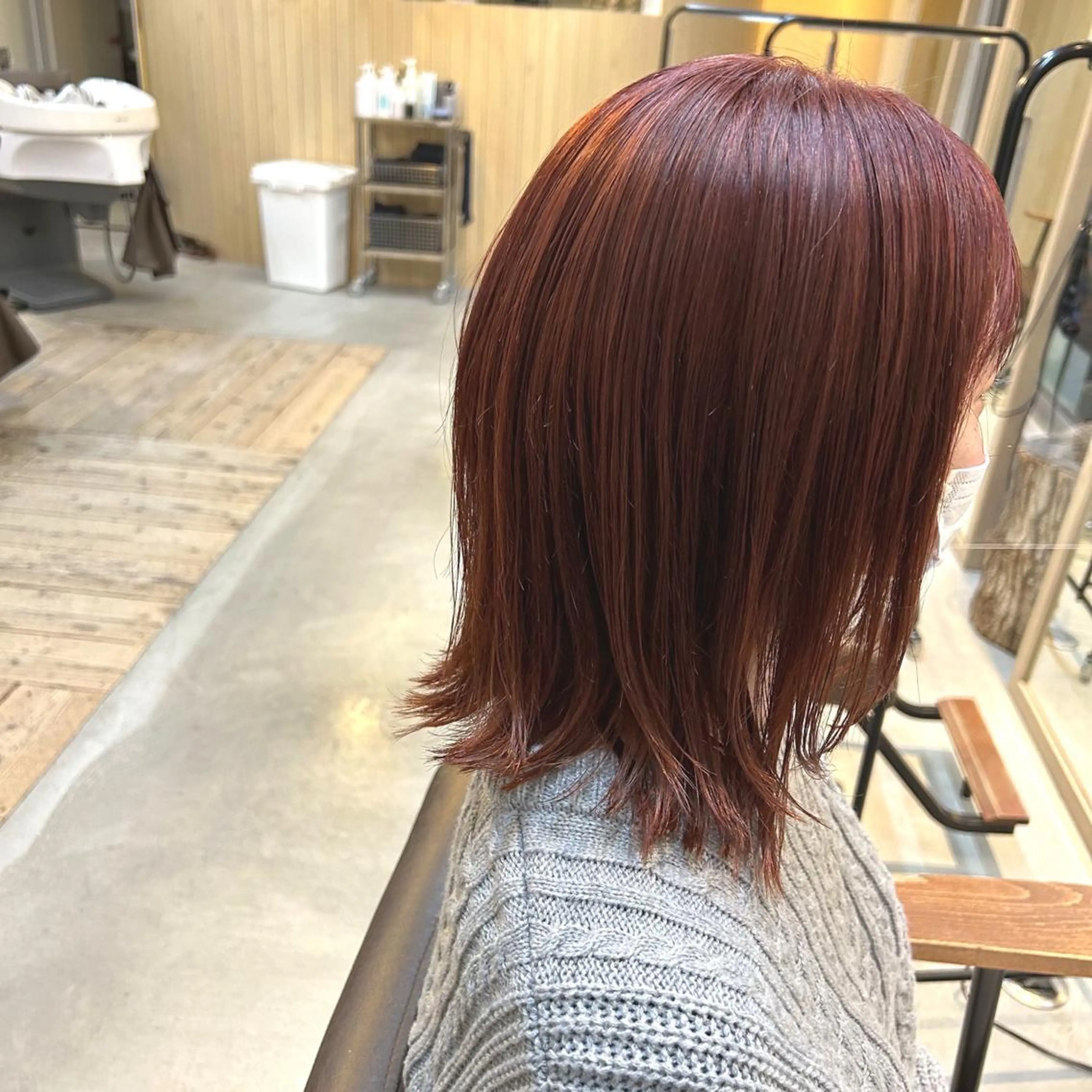 ミディアム ヘアカラー kachina所属・綿貫 美雪のヘアスタイル