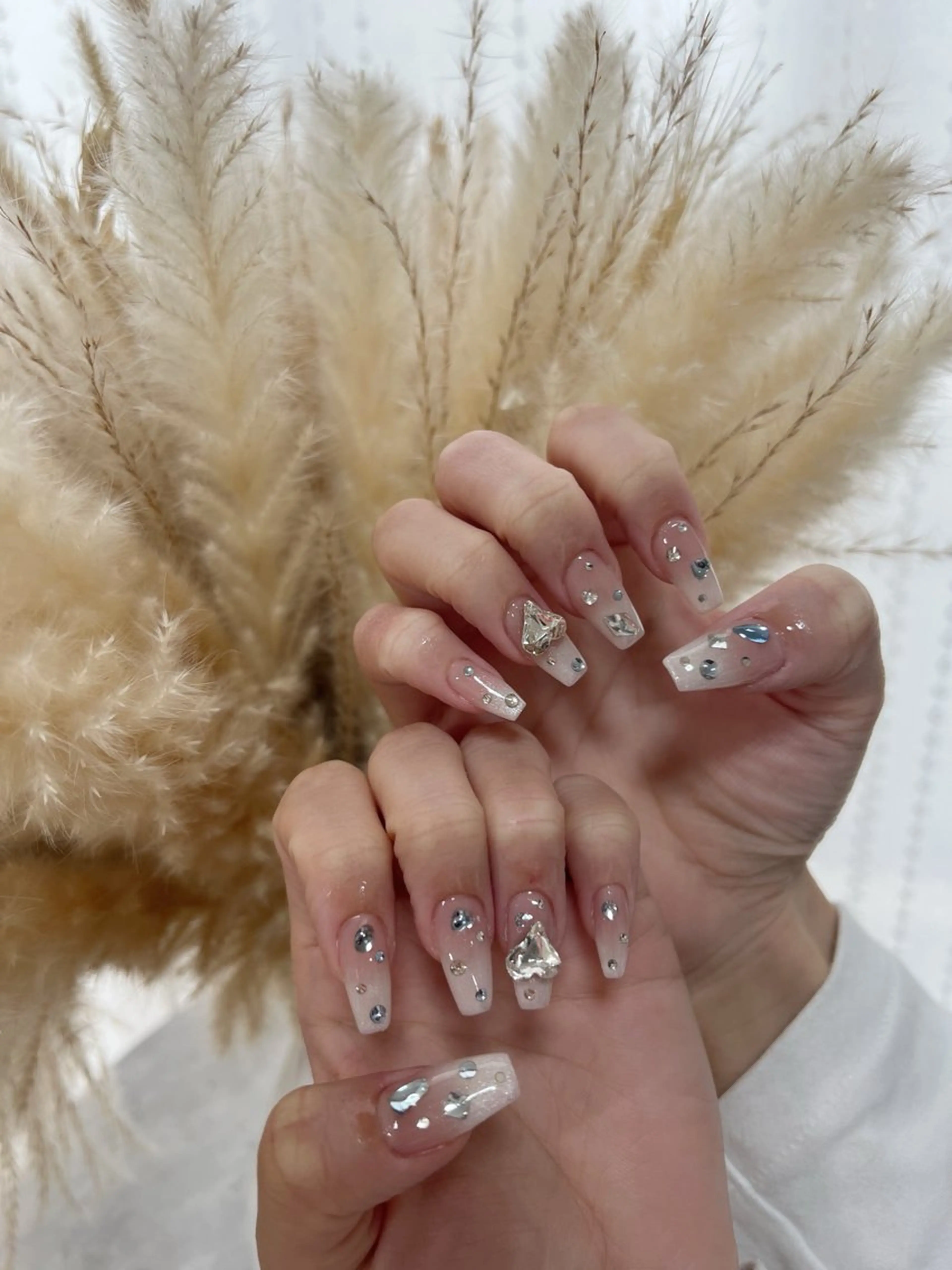 ネイル ハート ハンドネイル 川端 京香のネイルデザイン