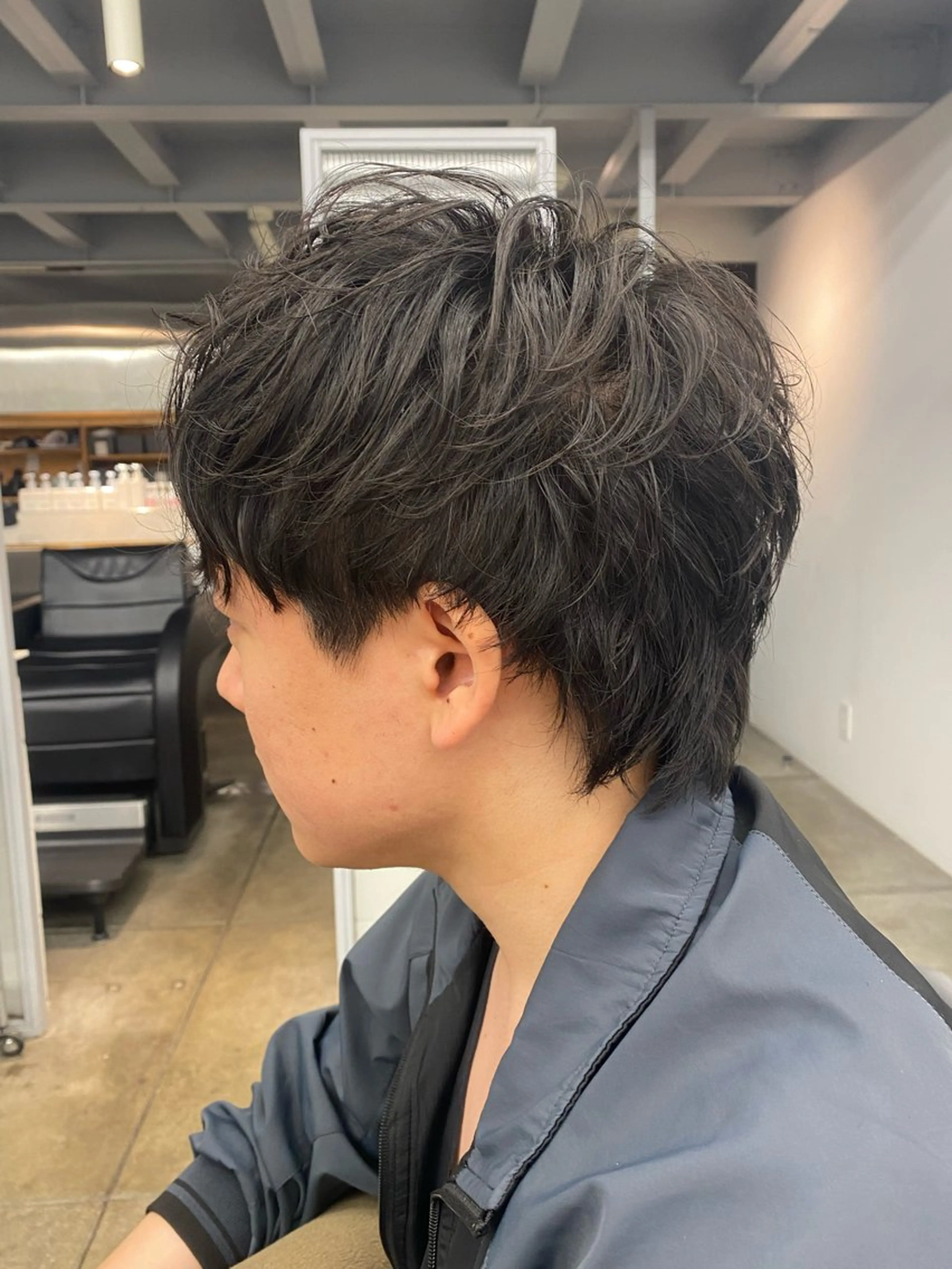 メンズ マッシュ メンズウルフカット ウルフカット カット early所属・中村 ひなののヘアスタイル