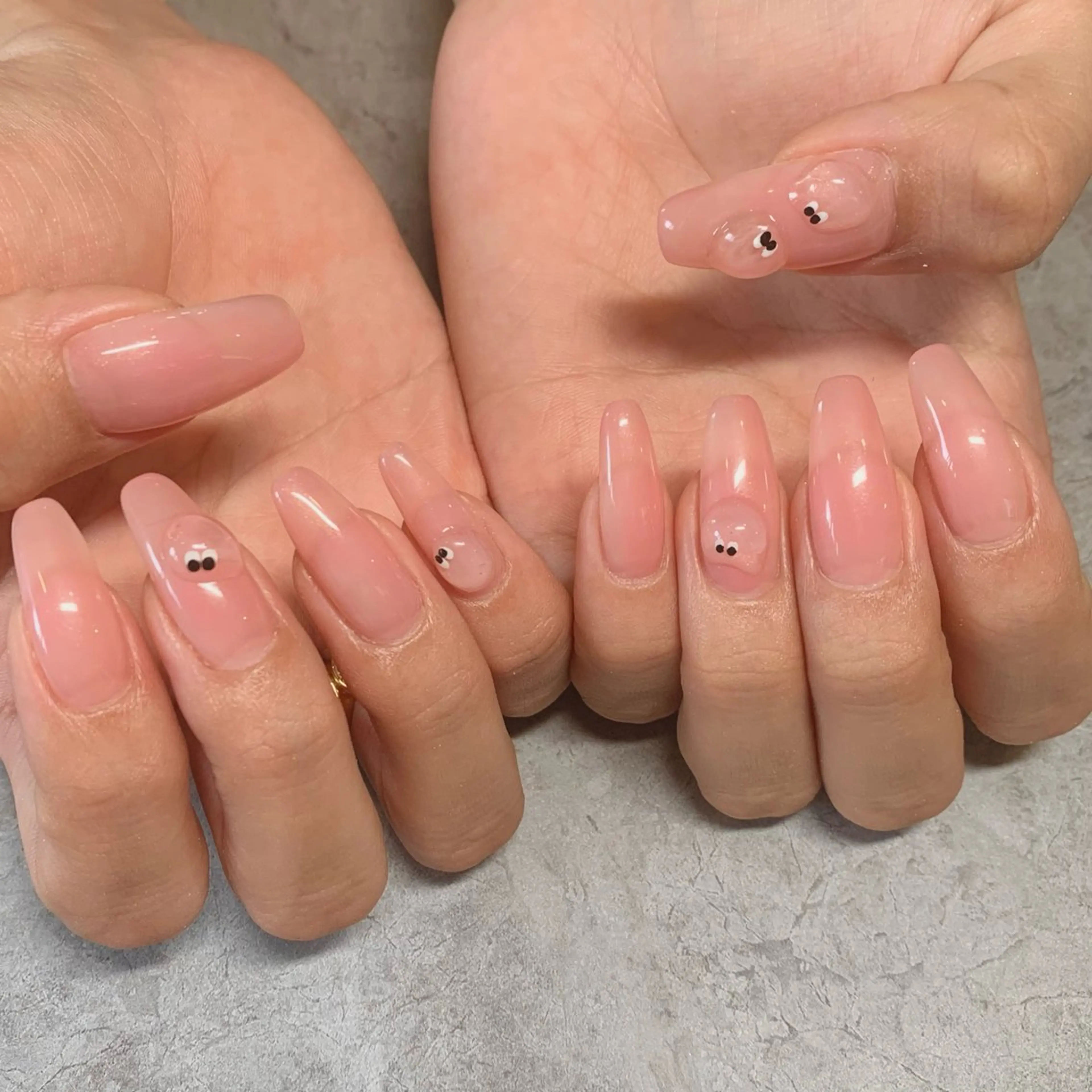 ネイル 韓国ネイル ワンカラーネイル スクエアネイル ハンドネイル Nail Salon Lillion【リリオン】所属・lillion karenのネイルデザイン