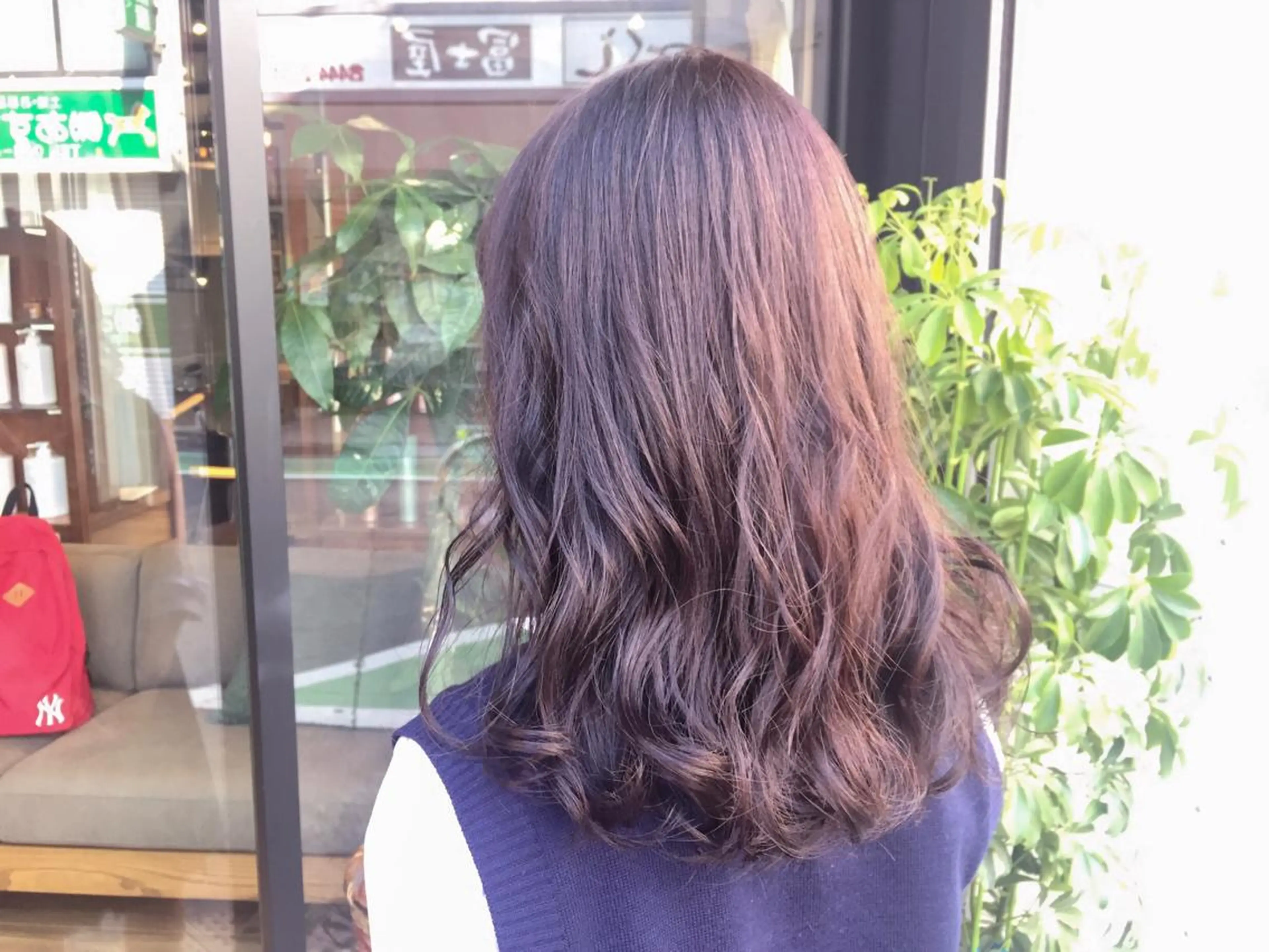 セミロング カラー ラベンダーカラー 浴衣 ≫  𝟓 ¹/₄所属・mayo 🐄🌈のヘアスタイル