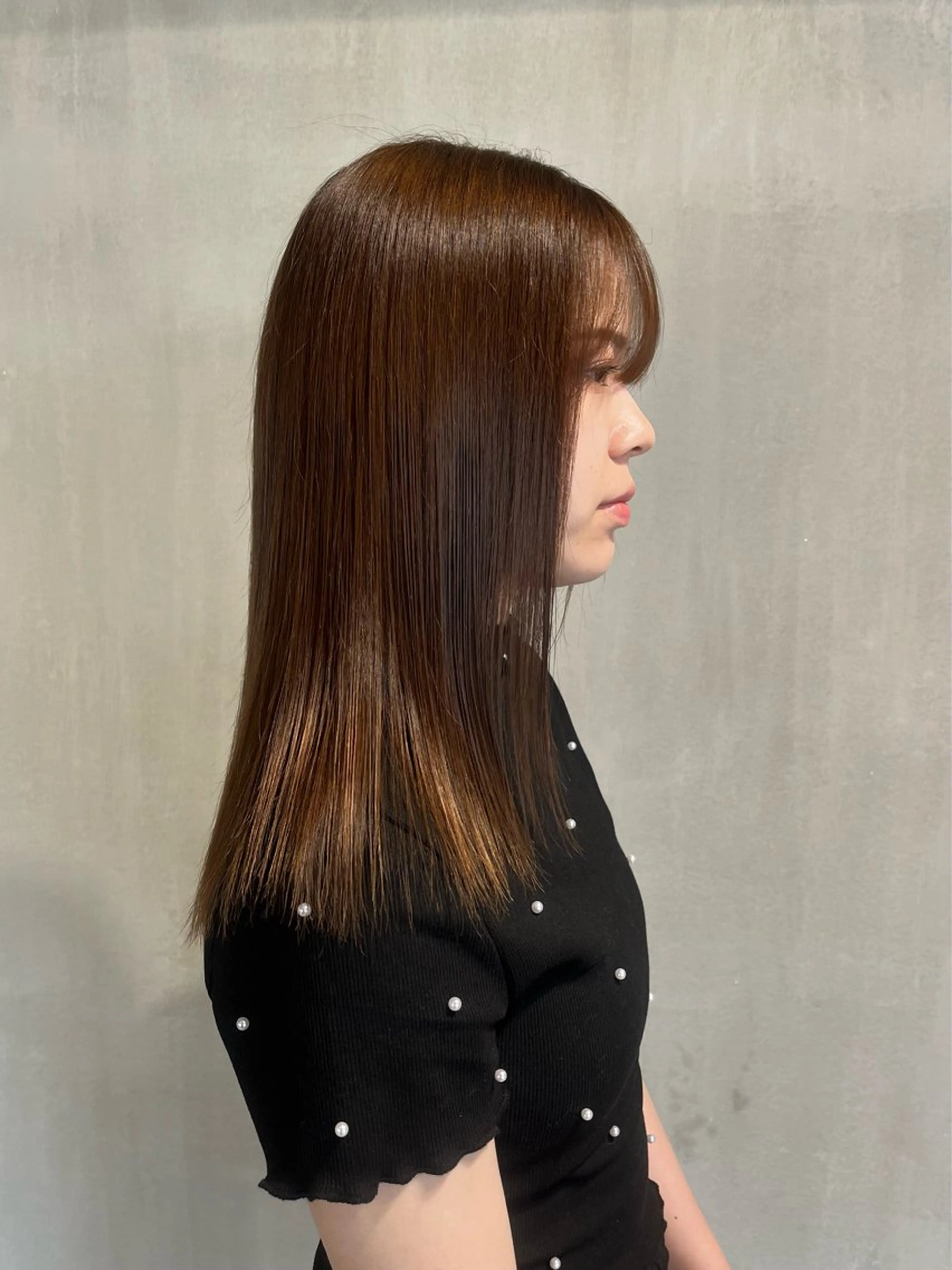 セミロング パーマ 縮毛矯正 L'Atelier所属・hashimoto kaedeの眉毛・アイブロウイメージ