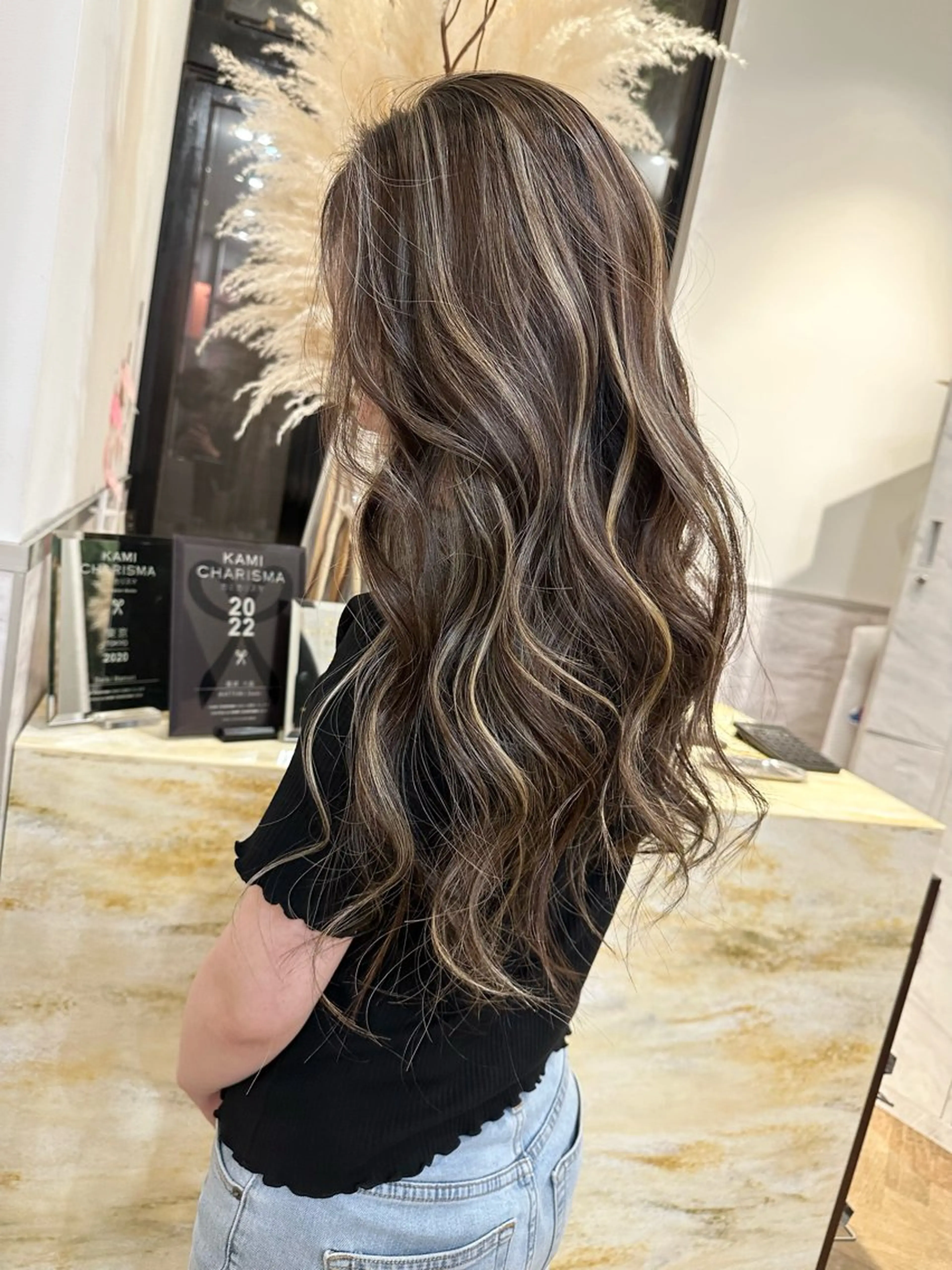 ロング カラー ヘアアレンジ メンズ Dimo＆所属・ハイライトカラー /ダイスケのヘアスタイル