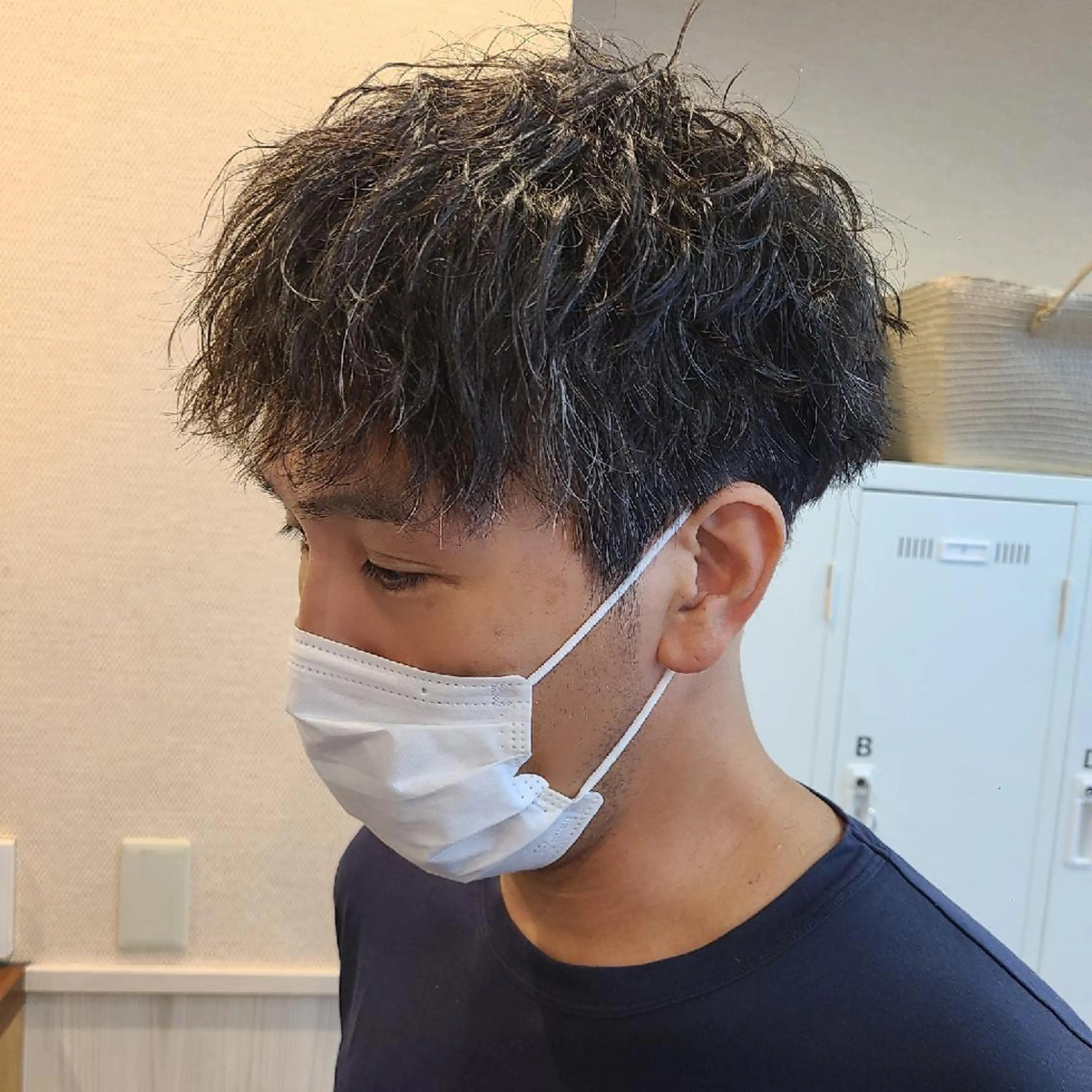 ショート メンズ カット パーマ 【ネウィ天王寺 】seiyaのヘアスタイル