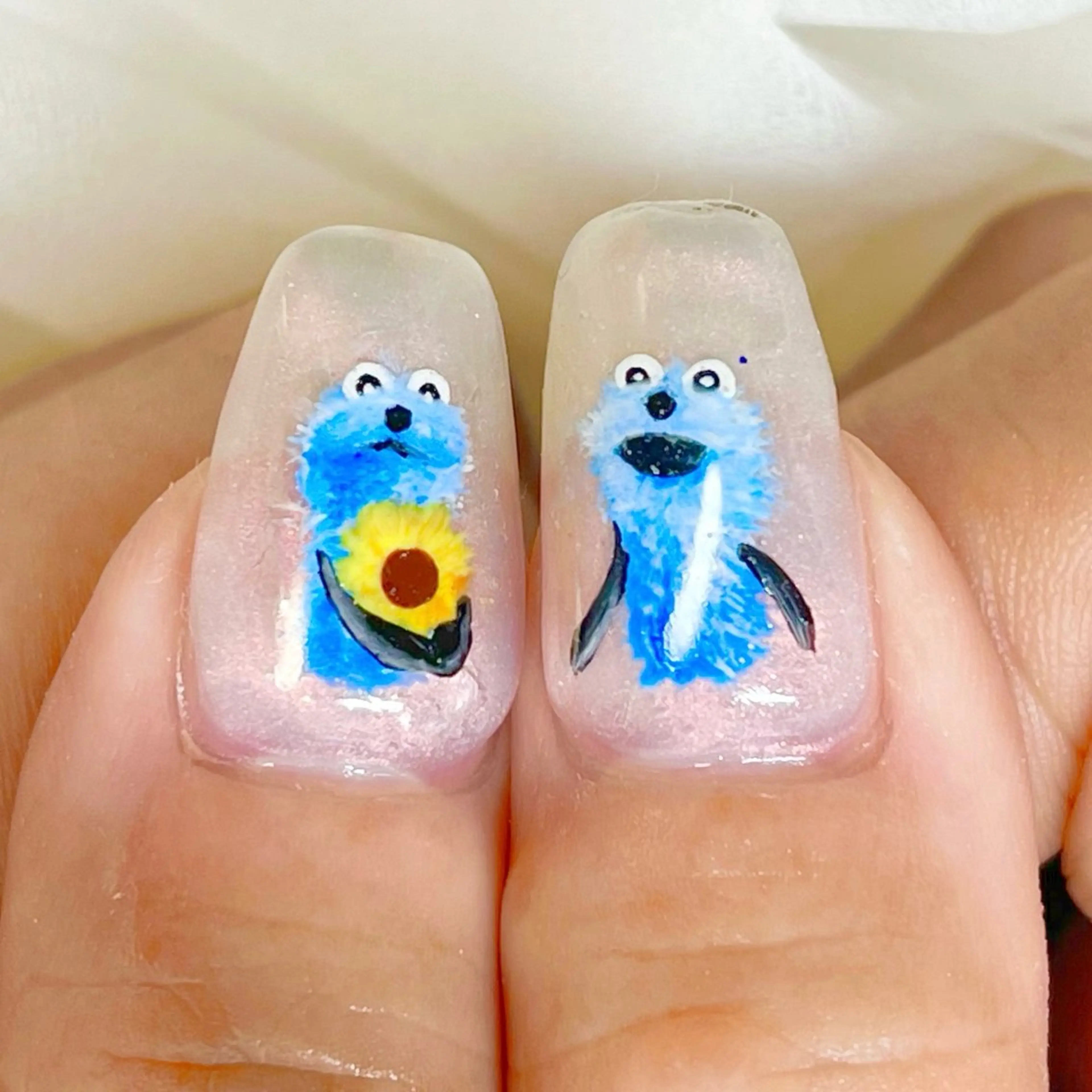 ︎💕︎︎ 痛ネイル2本+ワンカラー ︎💕︎︎ オフ込み ︎💕︎︎【事前予約のみ】の写真