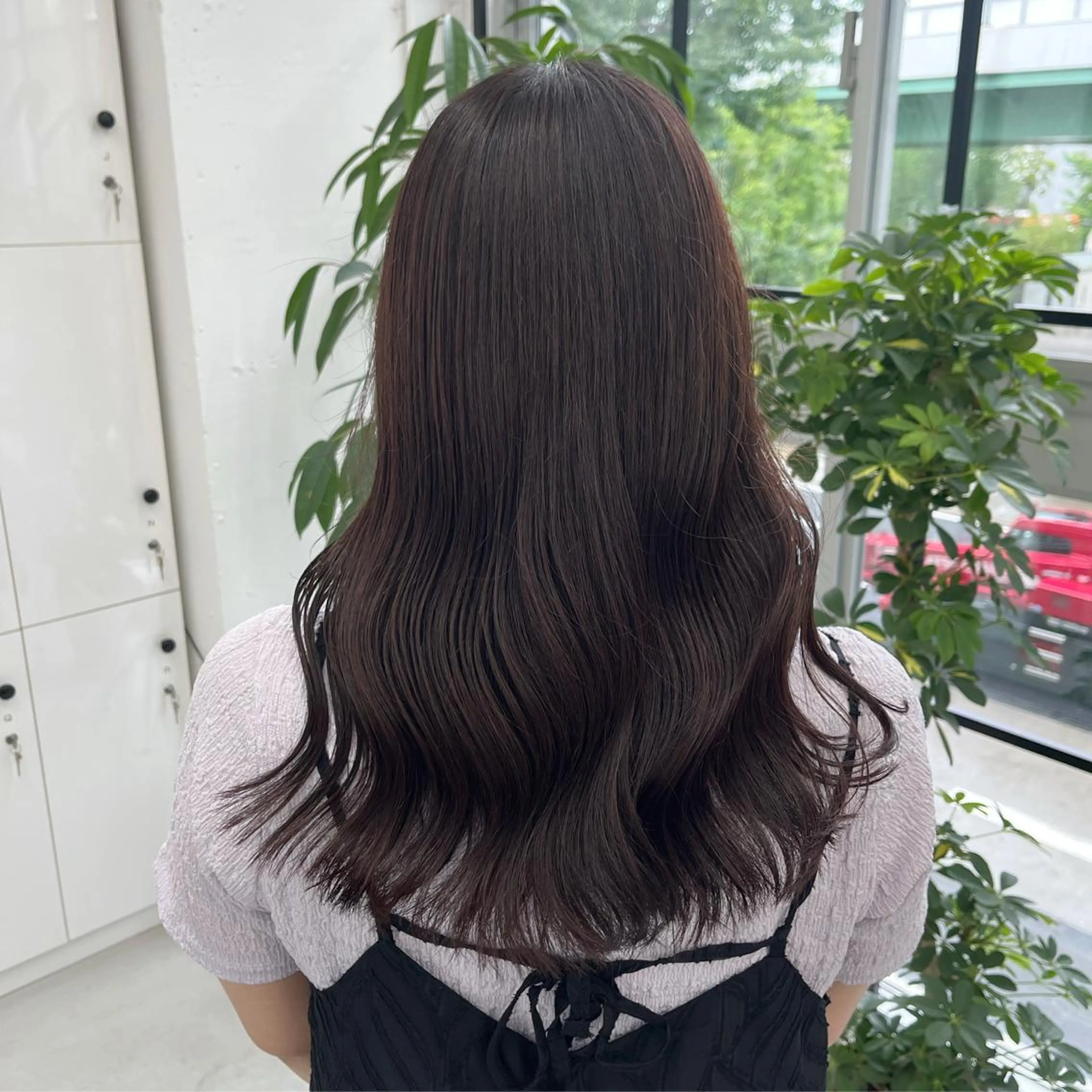 セミロング カラー ブラウンカラー ダークブラウン ヘアカラー トリートメント 🫧‪Ameri🫧 JILLSTUDIOのヘアスタイル