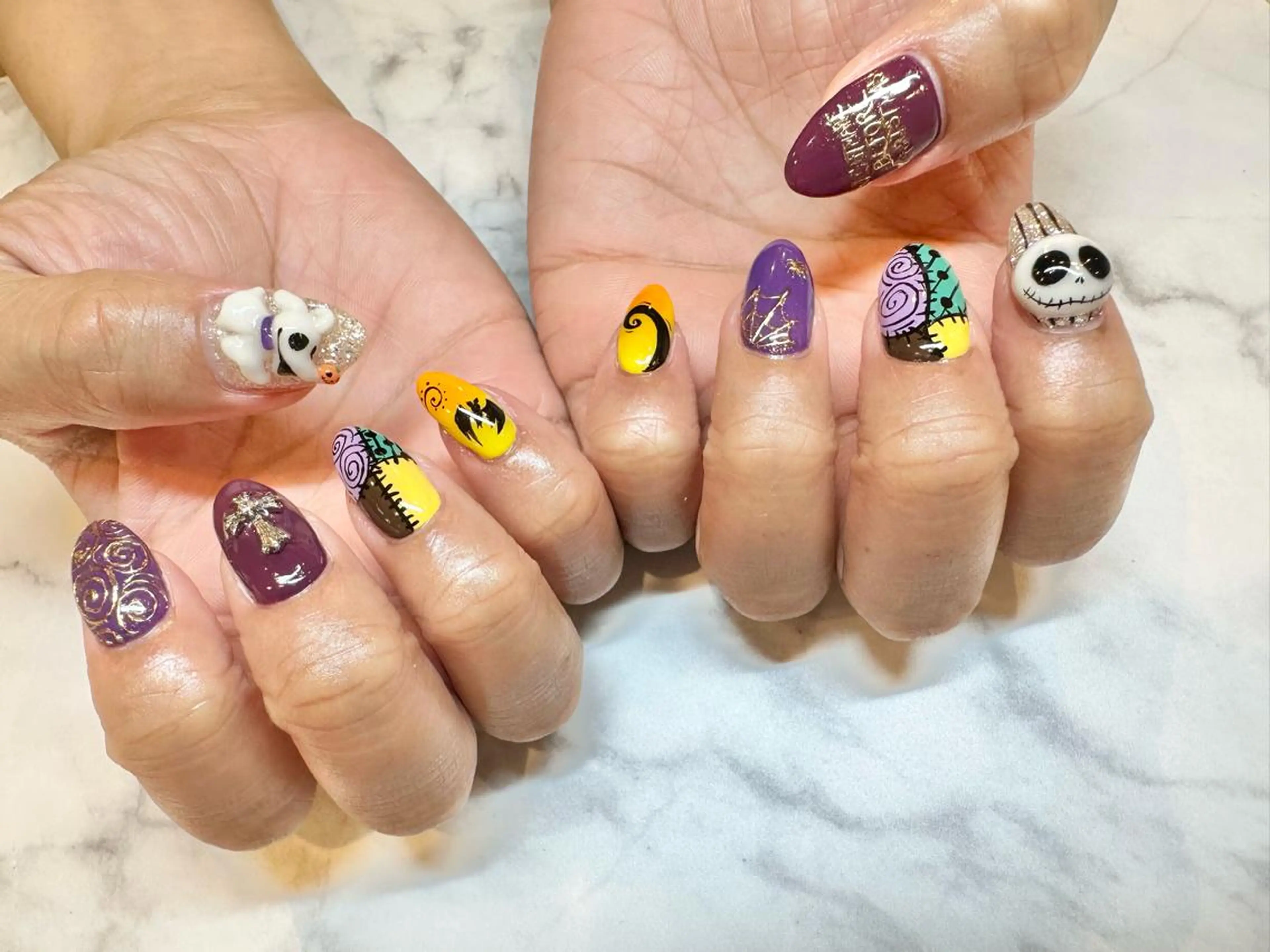 ネイル スカルプネイル ハンドネイル Bianca名駅 🪼店長sagawaのネイルデザイン