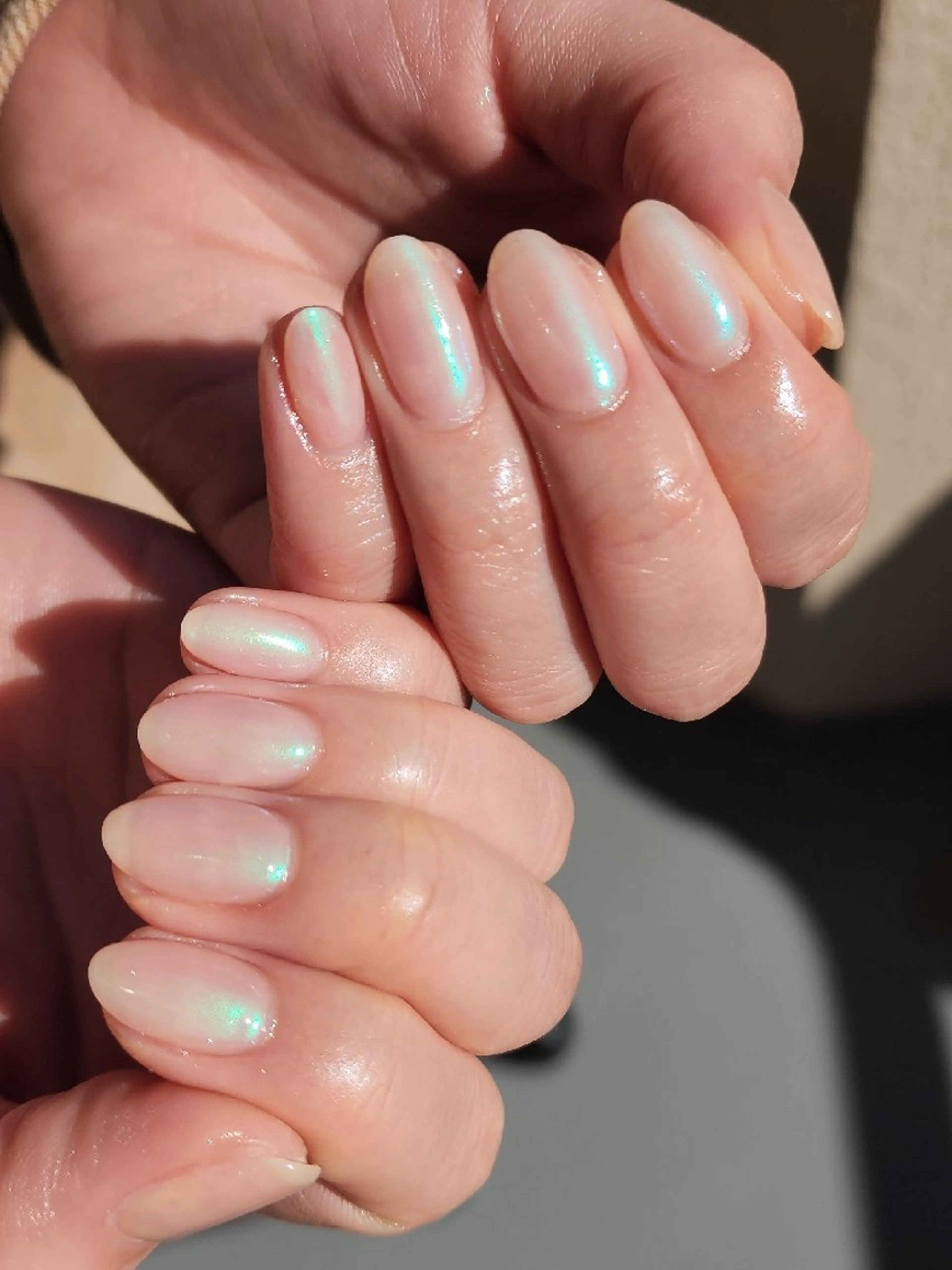 【ジェル除去込み】オーロラミラーワンカラーの写真