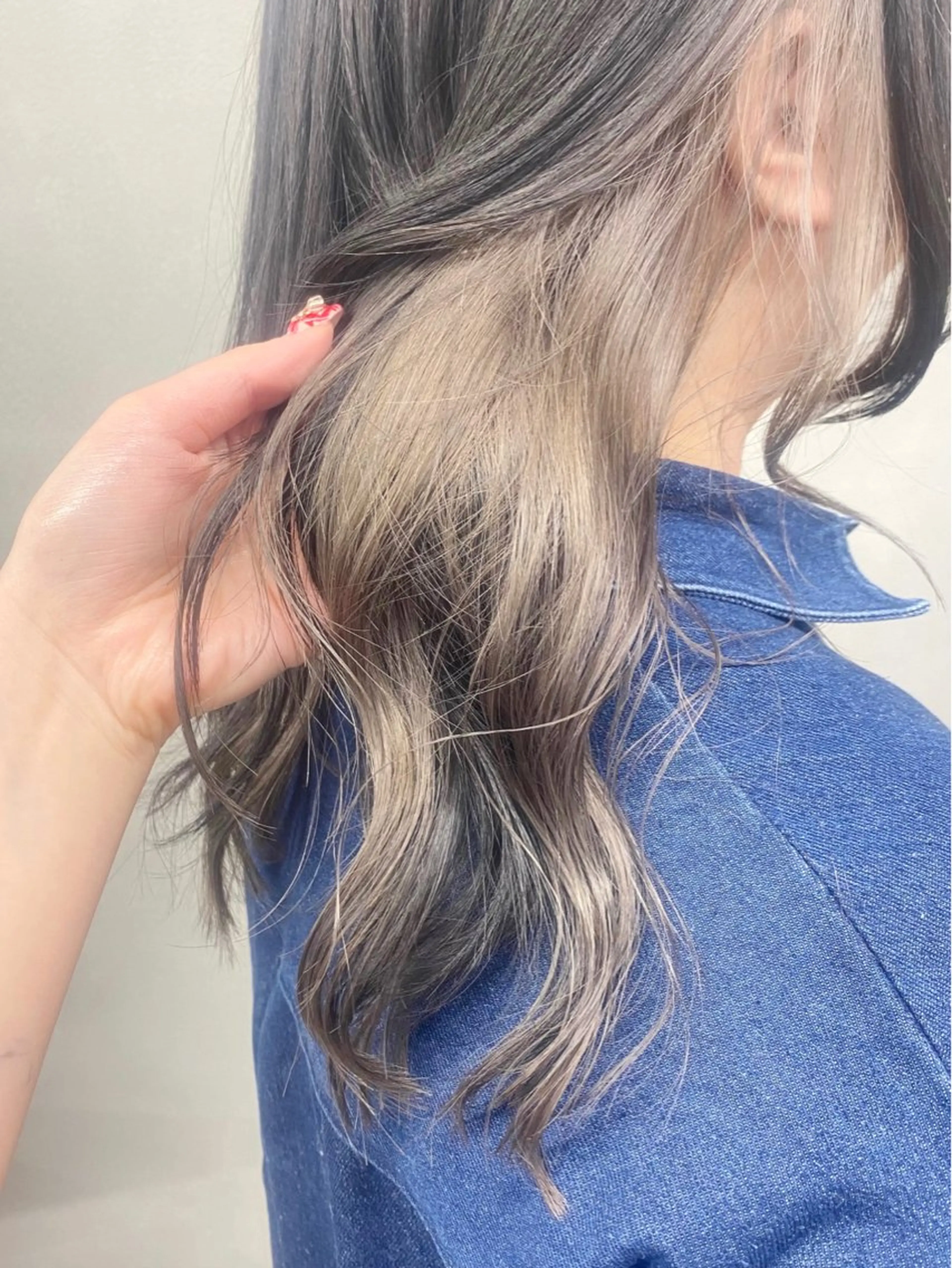 ロング カラー カット ヘアカラー トリートメント 柏 デザインカラー/ レイヤー🐣シオリのヘアスタイル