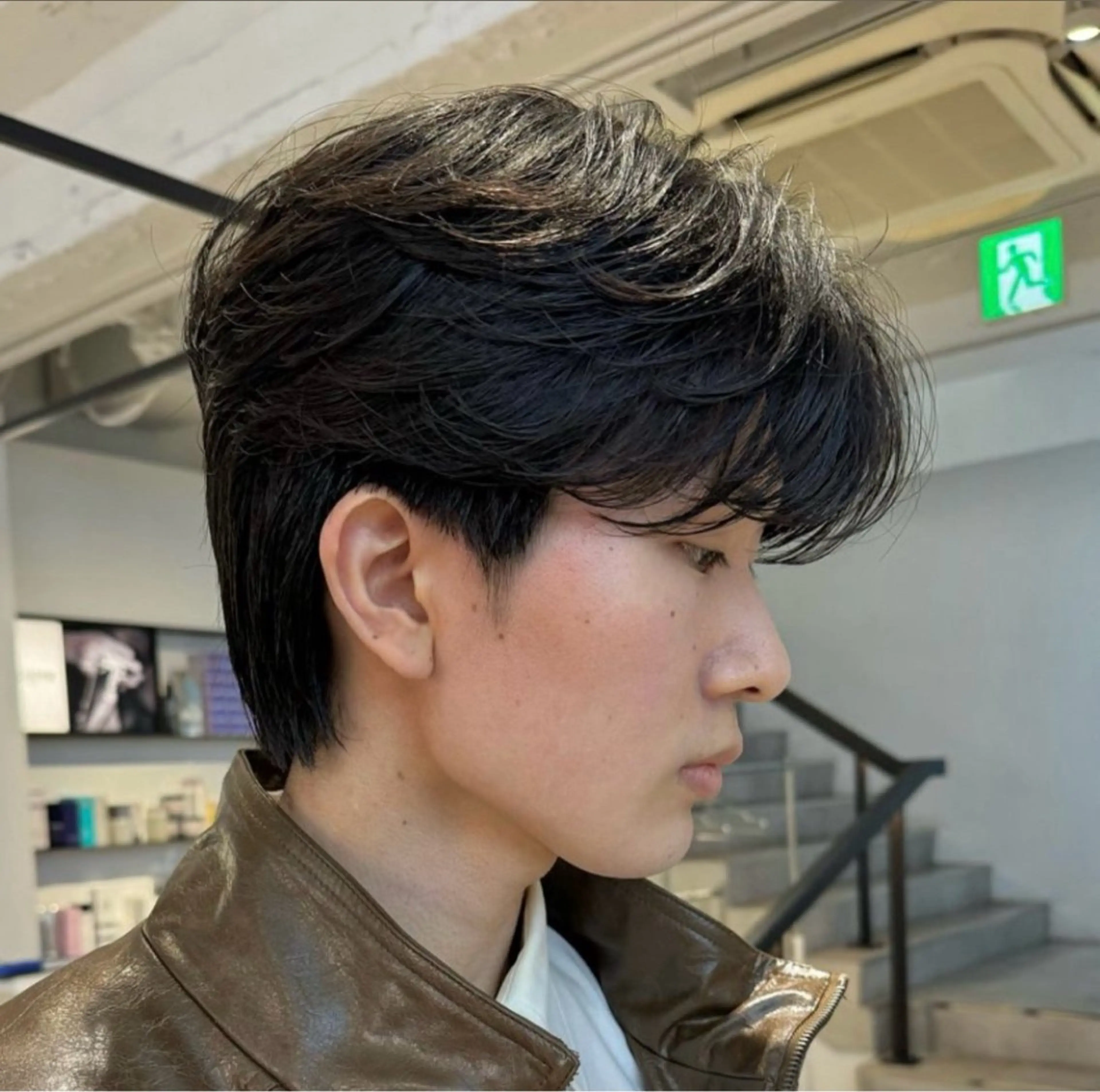 パーマ メンズ カット パーマ ハイトーン/ メンズ/櫻本🌐のヘアスタイル