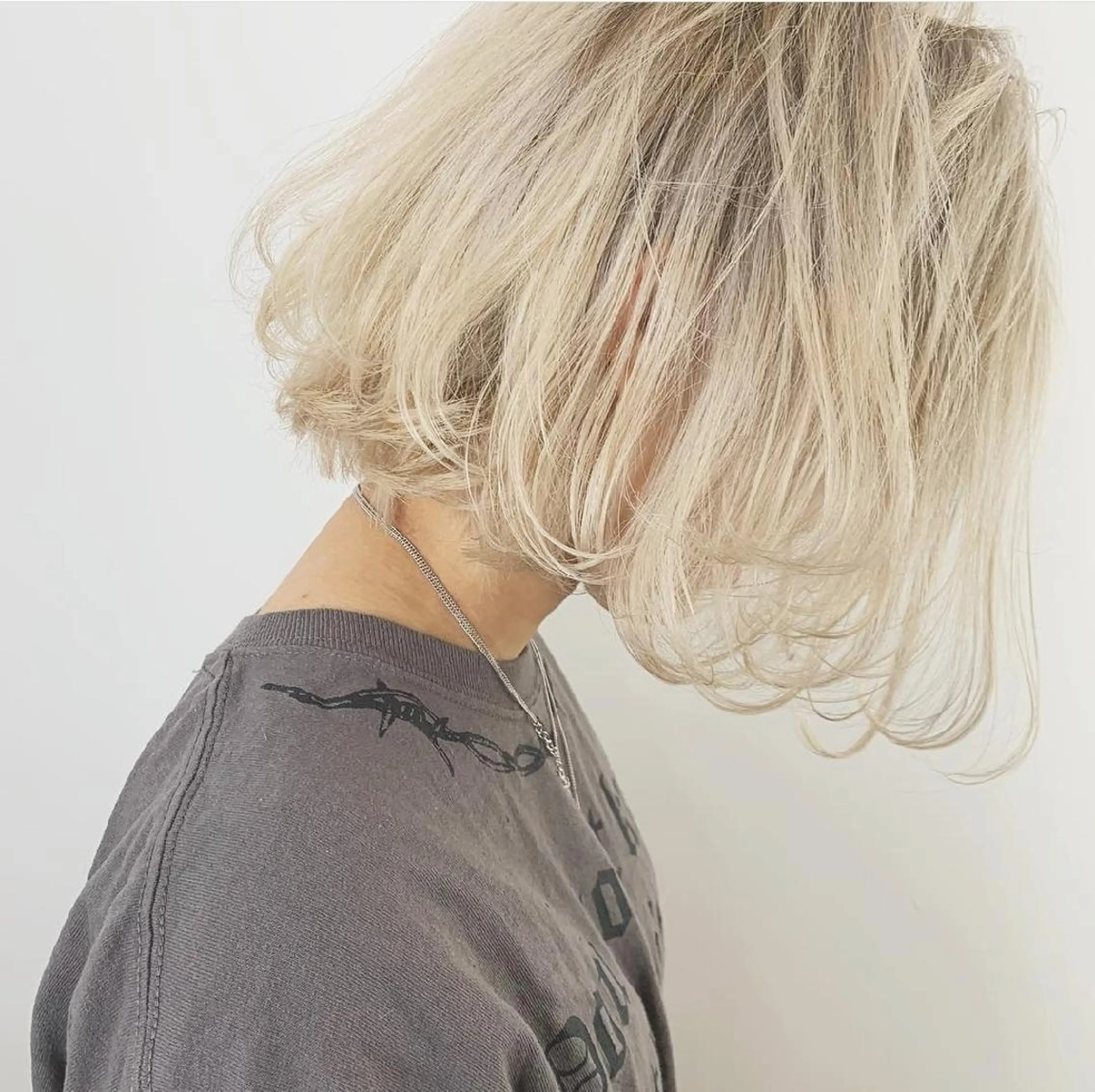 ミディアム 山下 翔のヘアスタイル