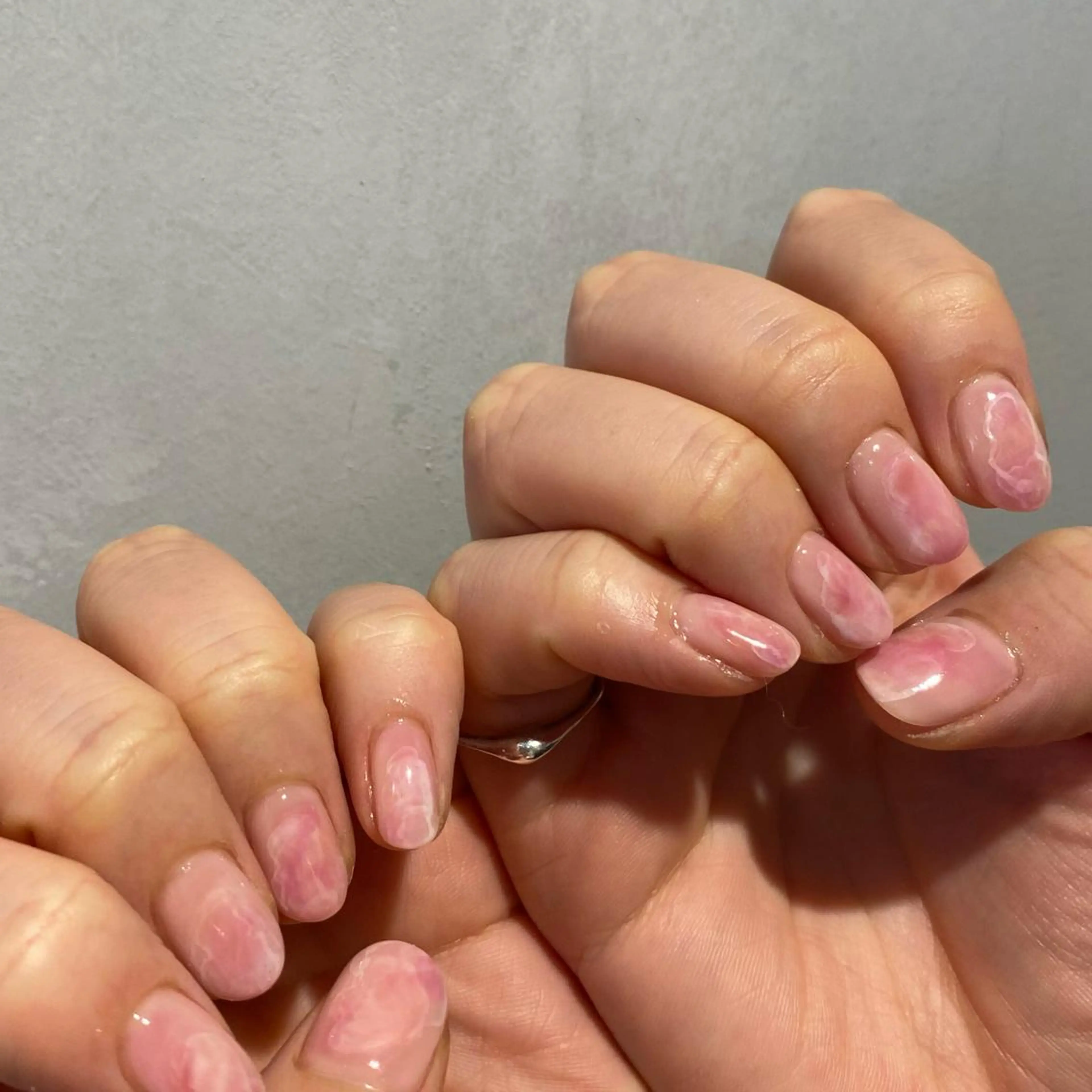 ネイル ニュアンスネイル ハンドネイル RINO AMANE nailのネイルデザイン