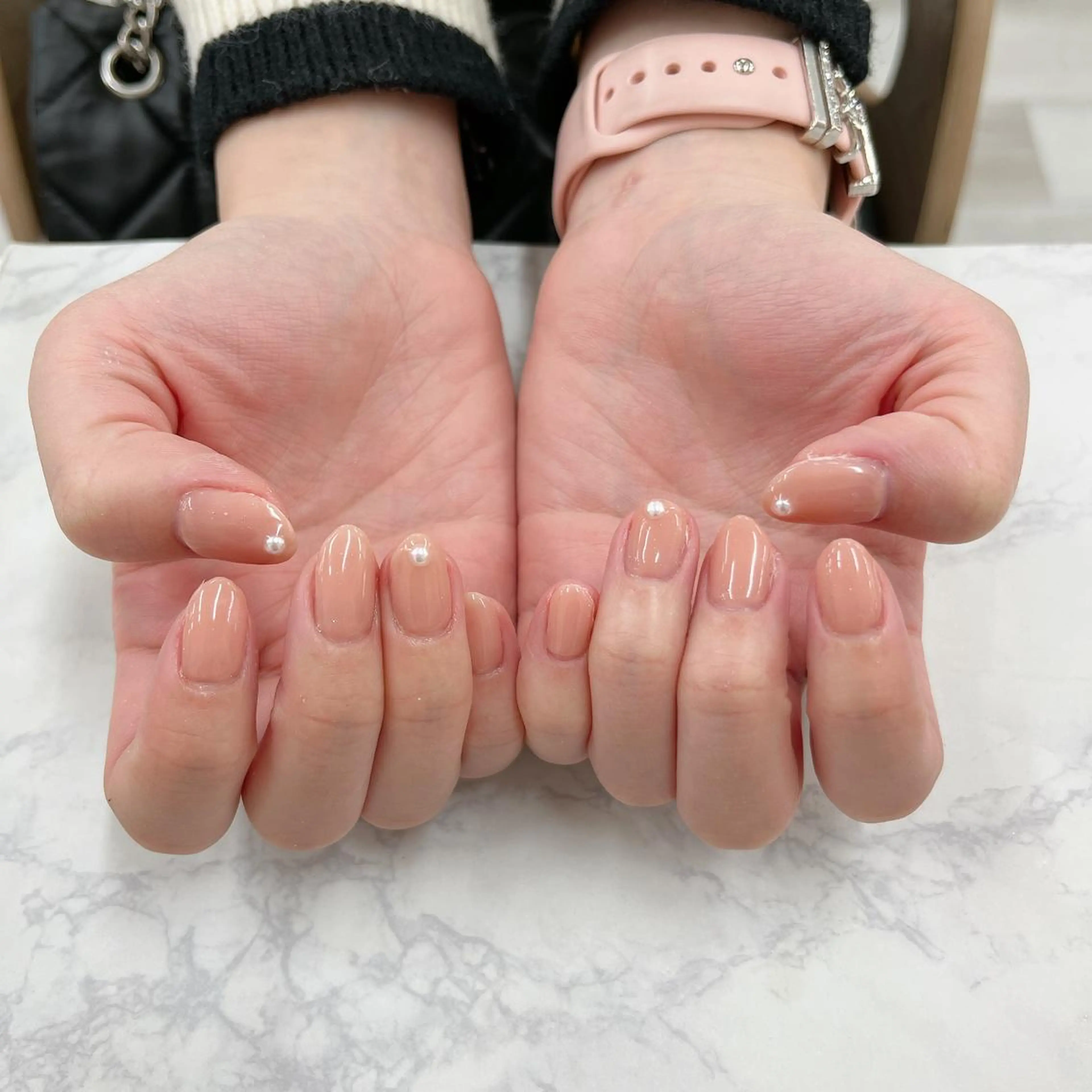 ネイル ワンカラーネイル ハンドネイル Bianca TORII🌞のネイルデザイン